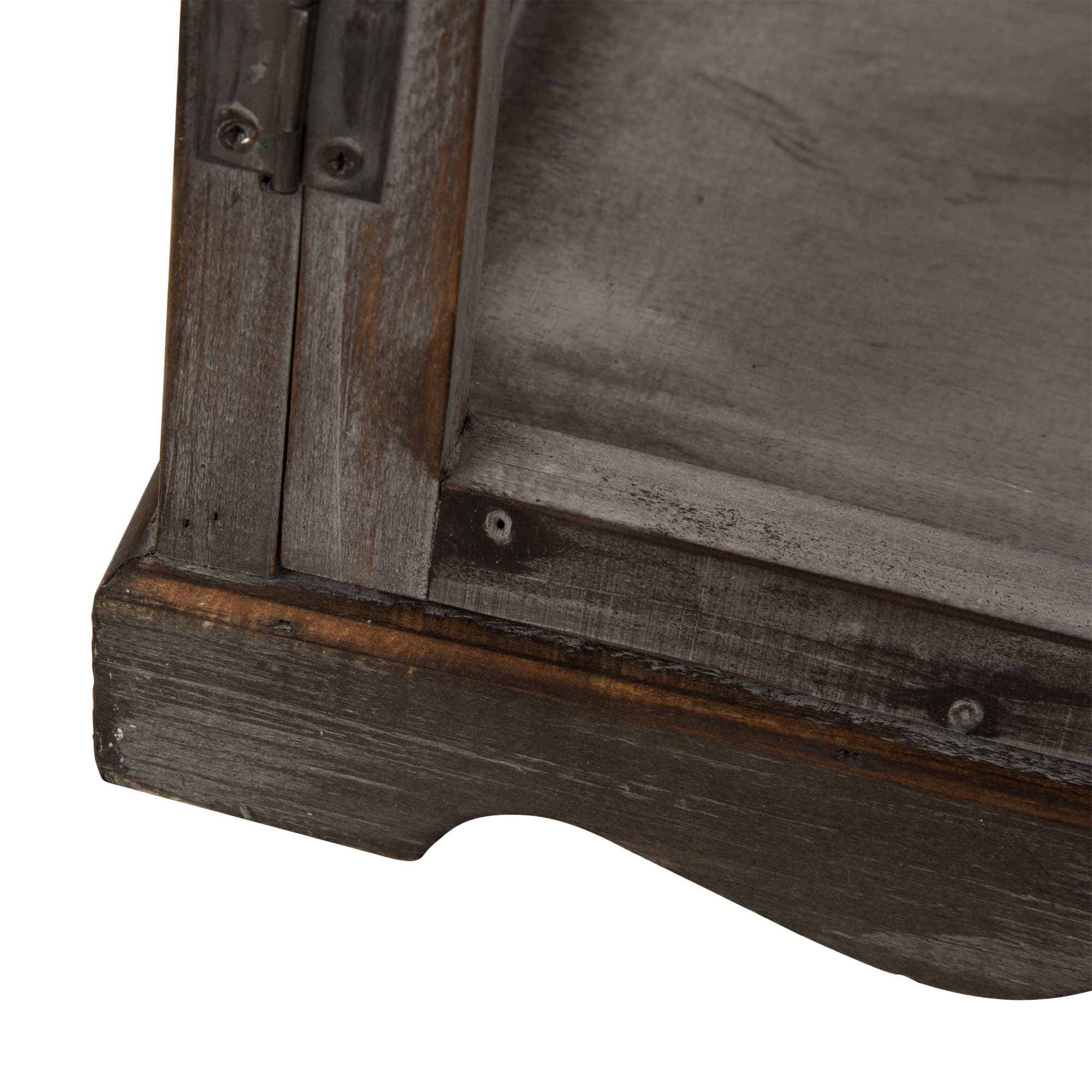 Glitzhome&#xAE; Oversized Wood &#x26; Metal Lantern Set