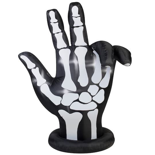 Buy the 7ft. Airblown® Inflatable Animated Skeleton Hand at Michaels