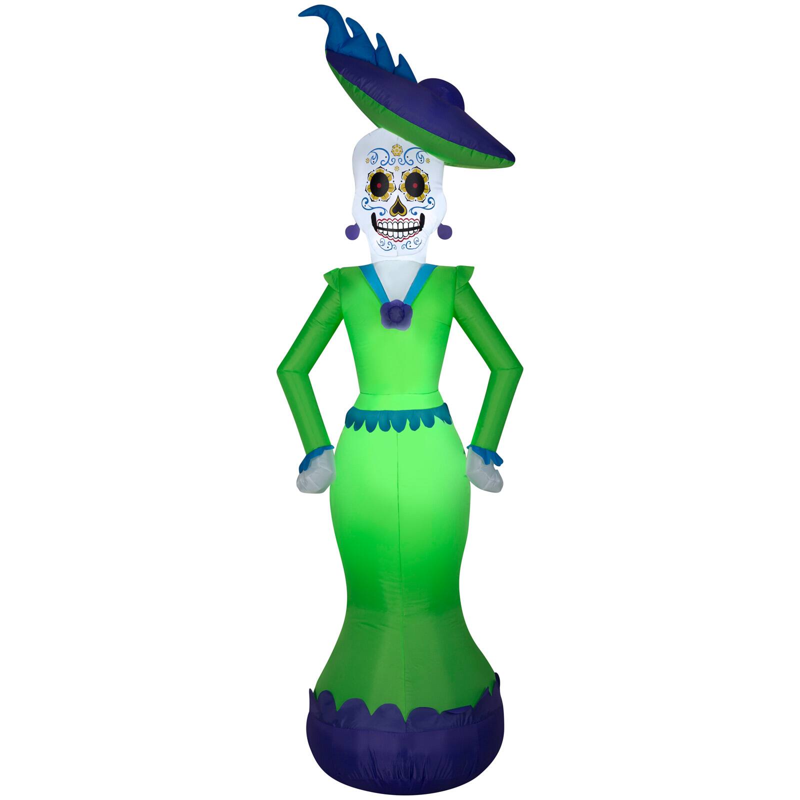 7ft. Airblown&#xAE; Inflatable Halloween Day of the Dead Woman