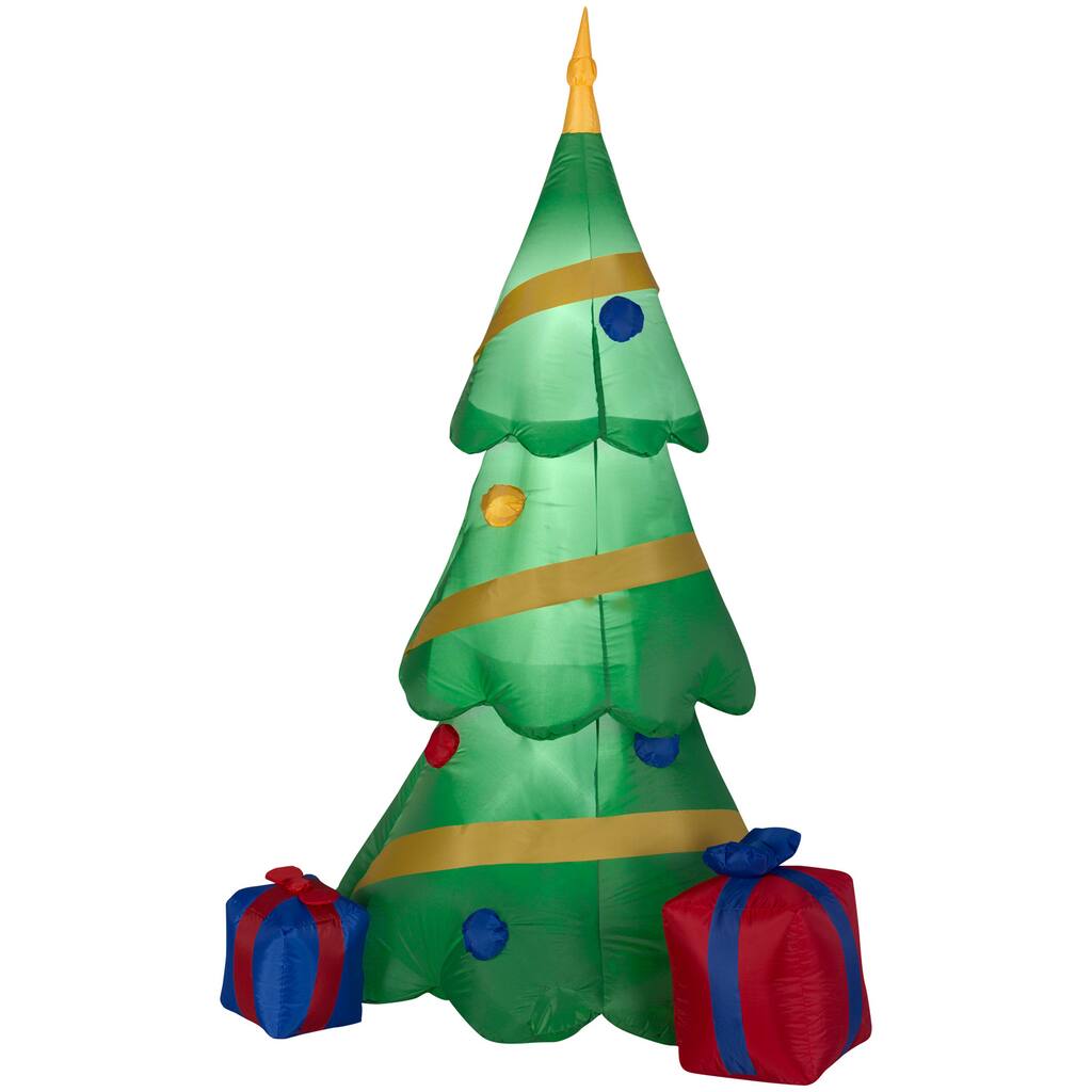 Find the 6.5ft. Airblown® Inflatable Christmas Tree with Gift Box at ...