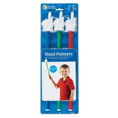 Learning Resources Hand Pointers Set Of 3 | 15" | Michaels