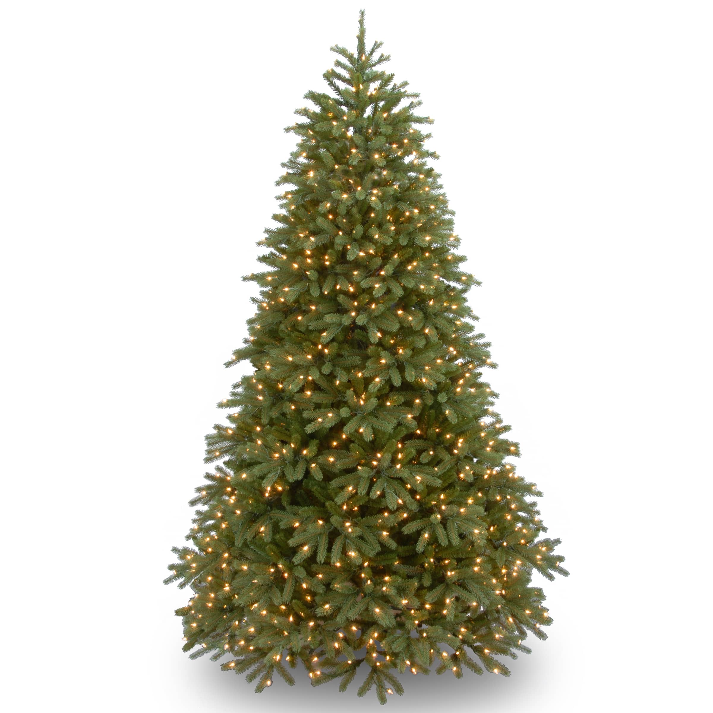 7.5 ft. Pre-Lit Feel Real&#xAE; Jersey Fraser Fir Medium Hinged Artificial Christmas Tree, Clear Lights