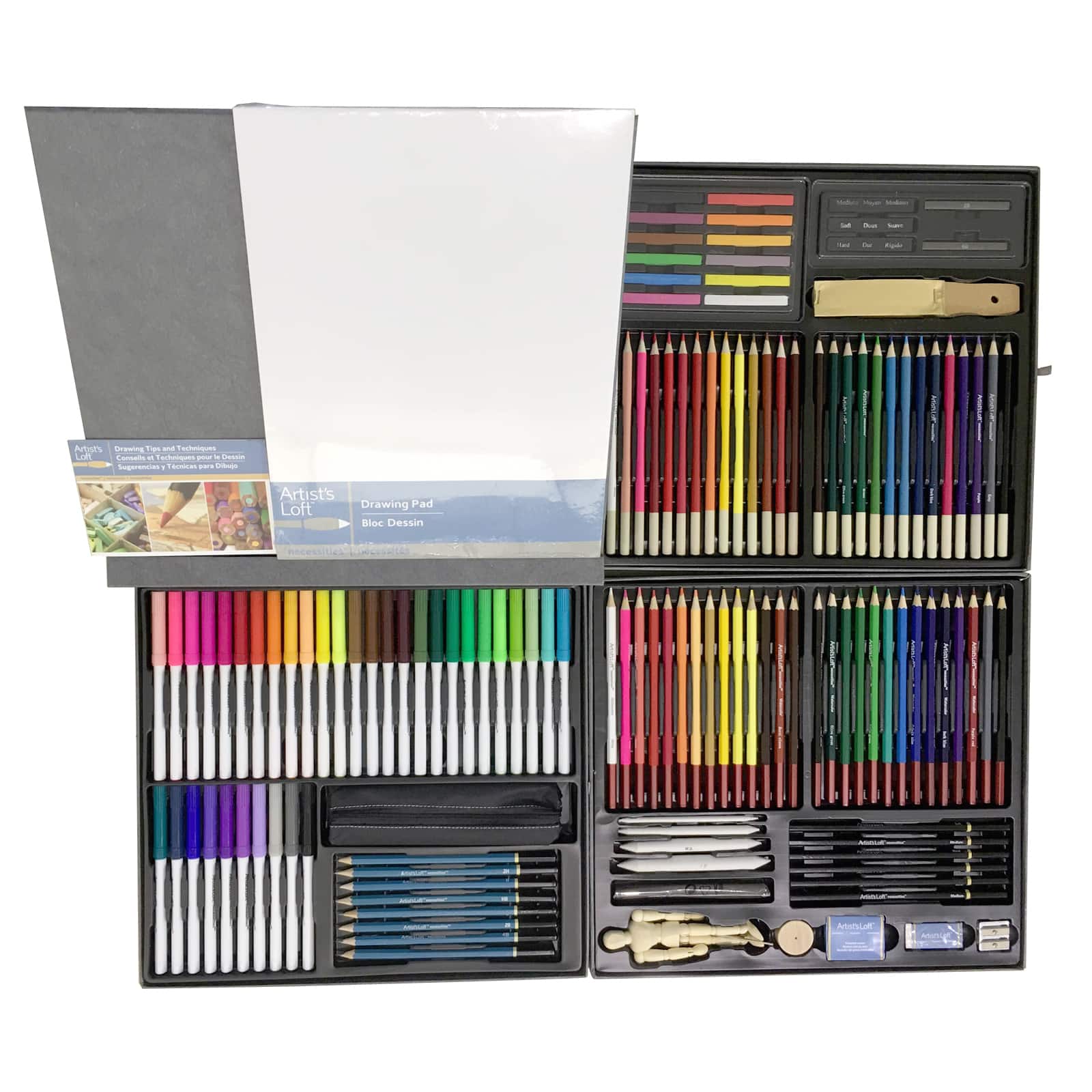 Ensemble de 150 crayons de couleur d'Artist's Loft