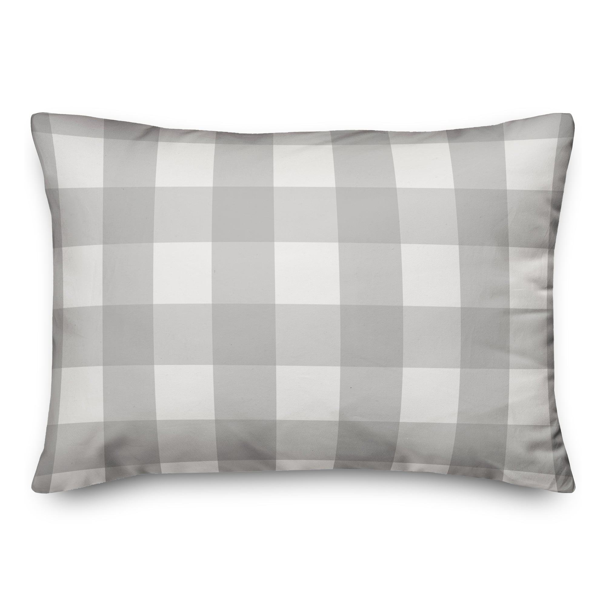 Designs Direct Joy Checkered 14x20 Throw Pillow