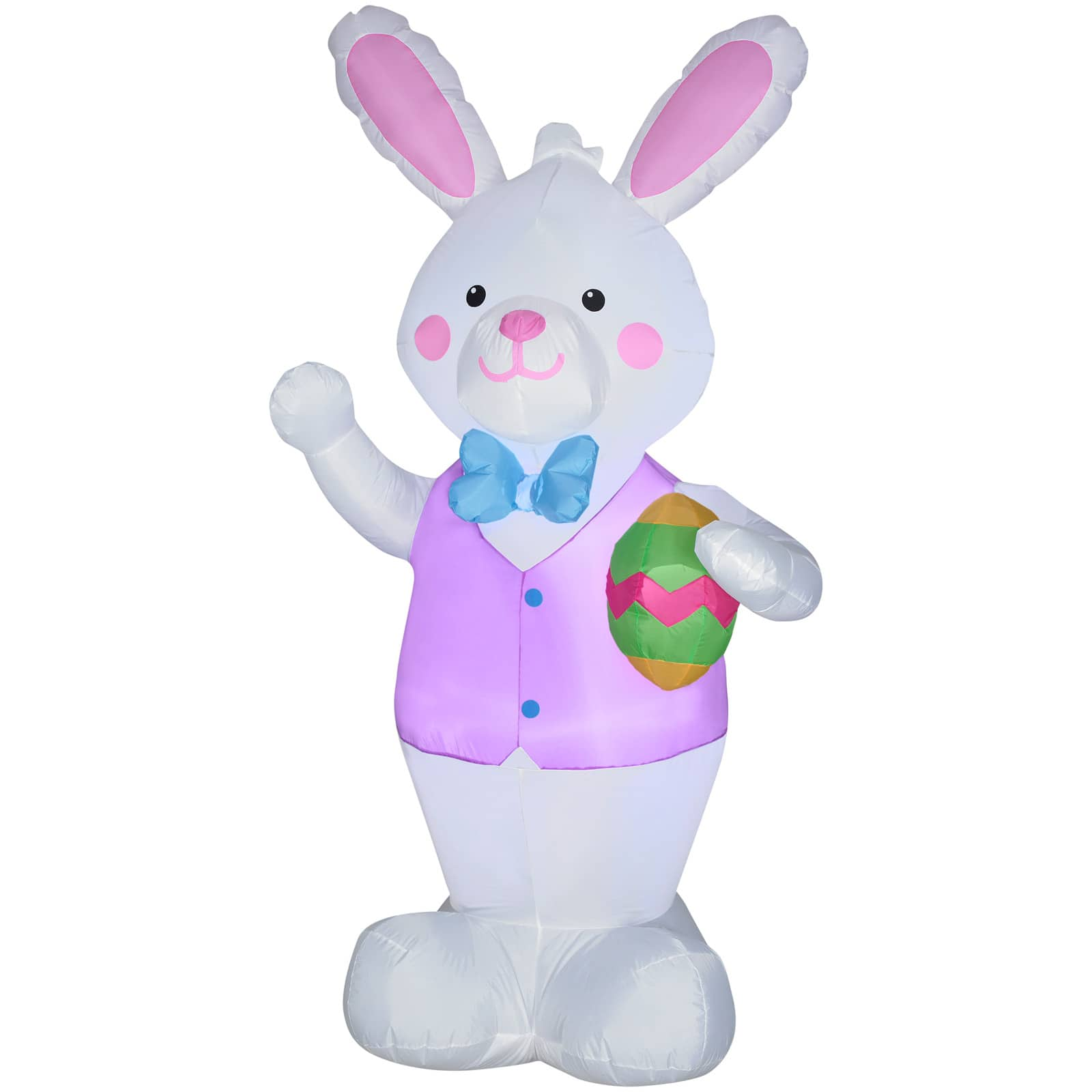 4ft. Airblown&#xAE; Inflatable Outdoor Bunny with Easter Egg