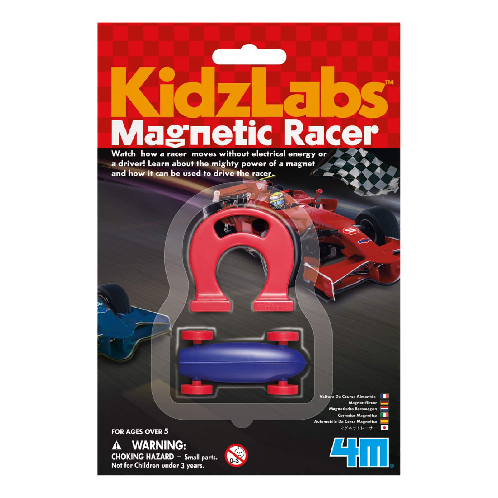 4m® Mighty Magnet Magnetic Racer Science Kits Michaels