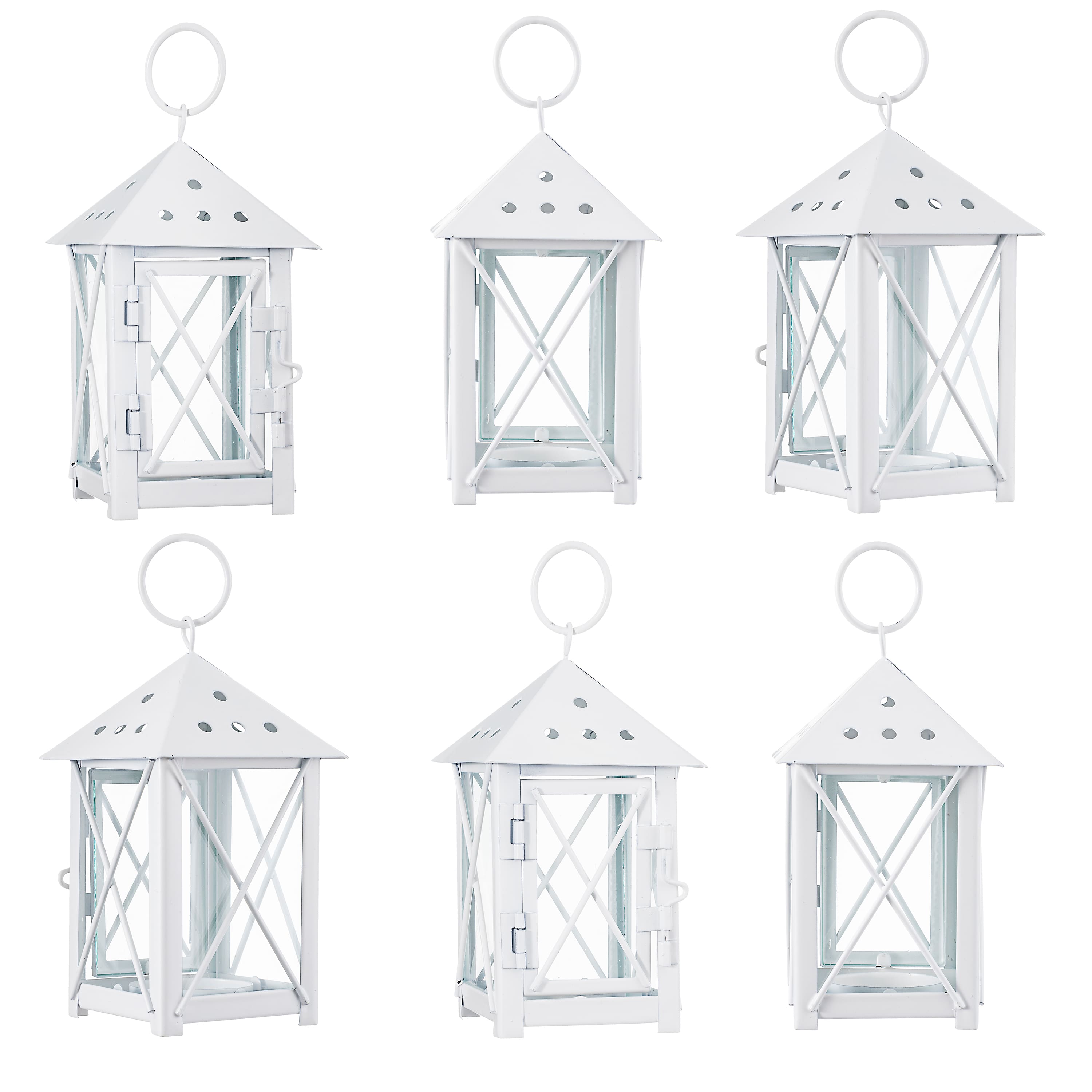 White Mini Lanterns by Ashland®