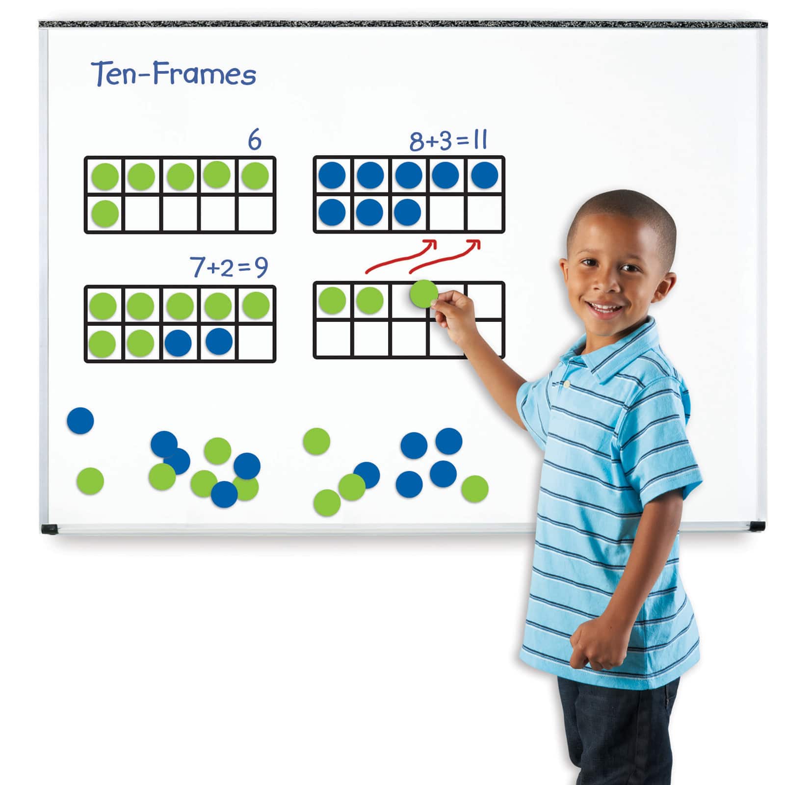 Learning Resources&#xAE; Giant Magnetic Ten-Frame Set