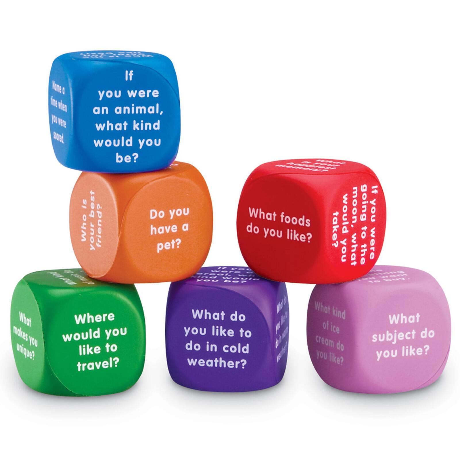 Learning Resources® Conversation Cubes Set