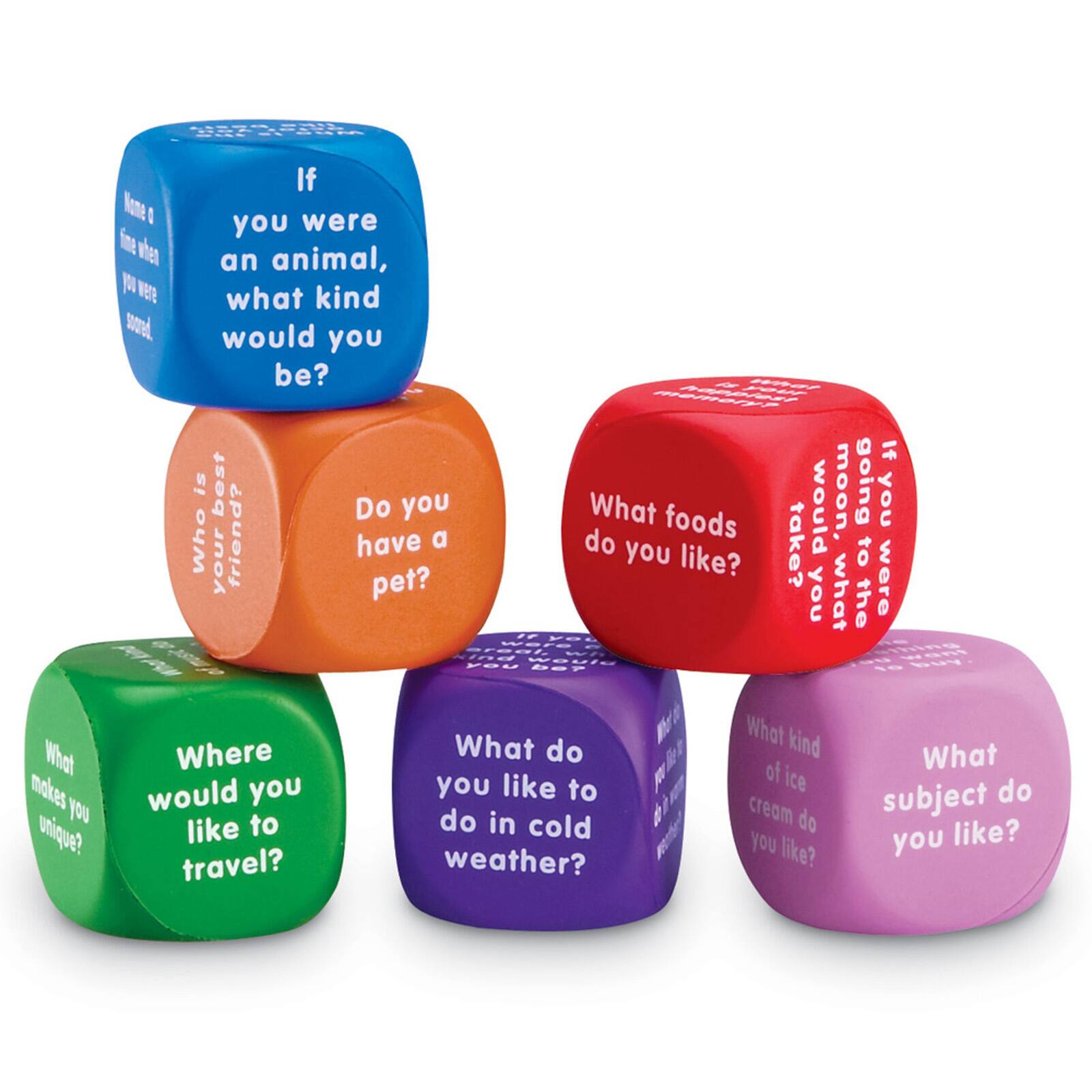 Learning Resources&#xAE; Conversation Cubes Set