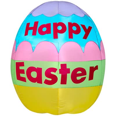 3ft. Airblown® Inflatable Outdoor Easter Egg | Michaels
