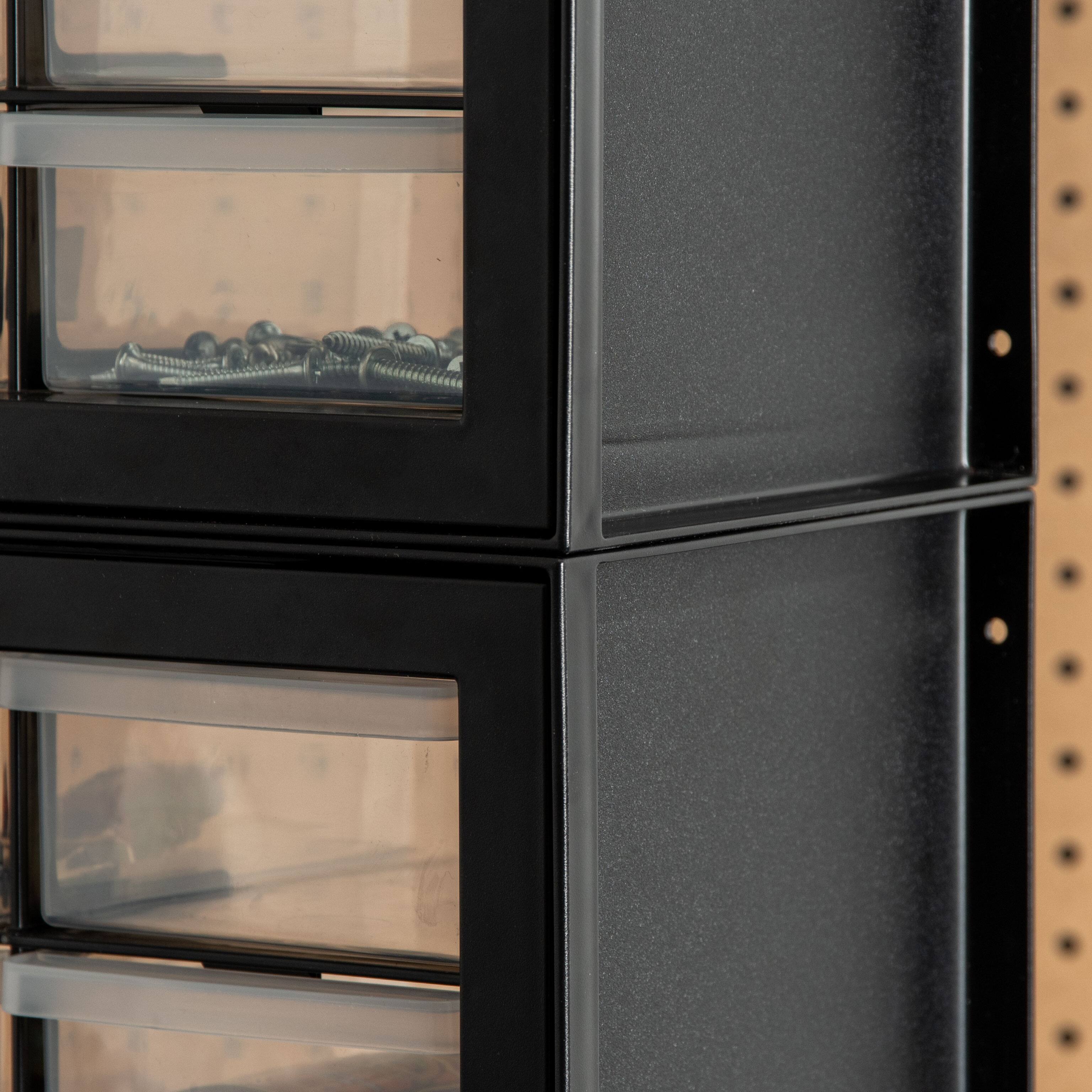 Iris Black 24 Drawer Parts Organizer