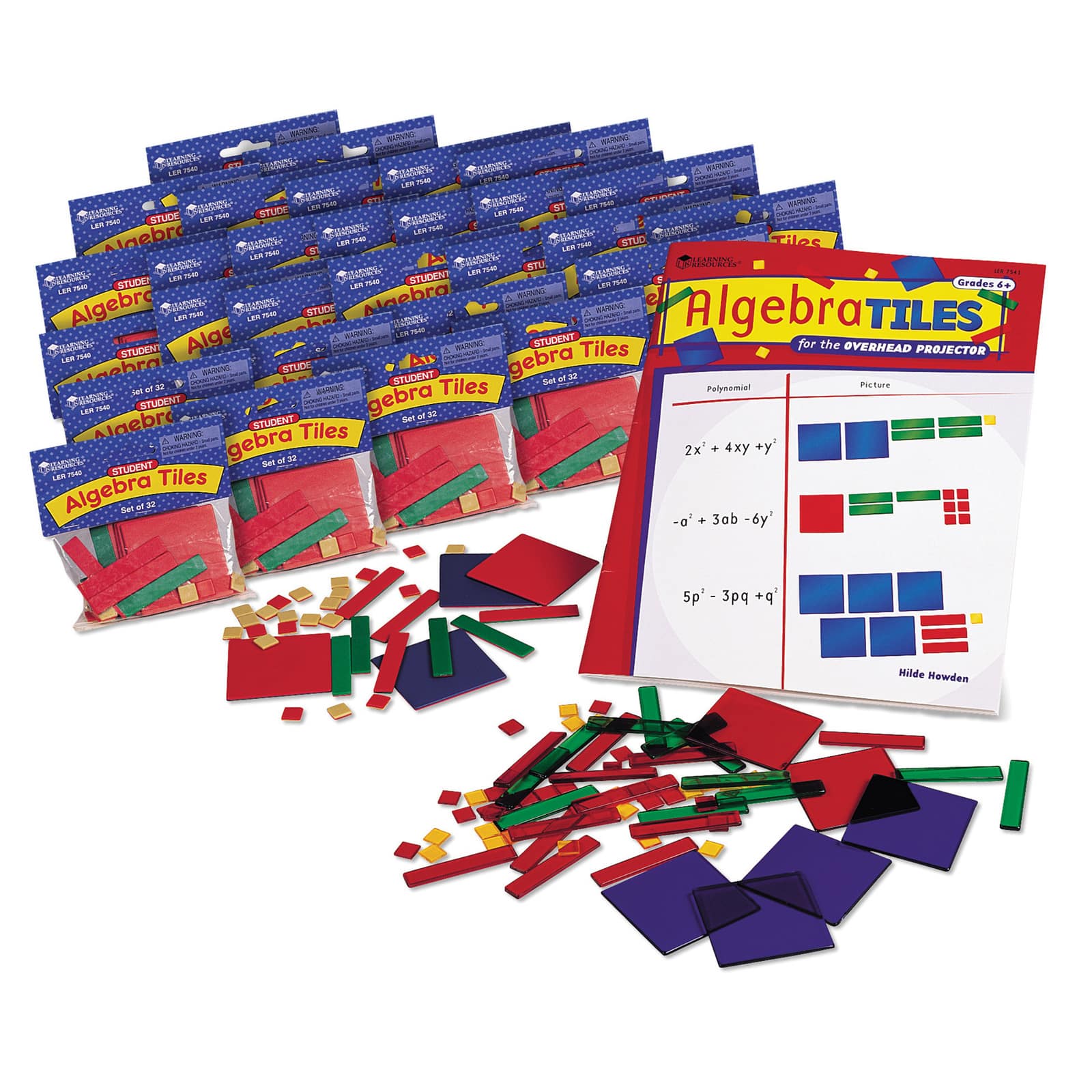 Learning Resources&#xAE; Algebra Tiles&#x2122; Classroom Set