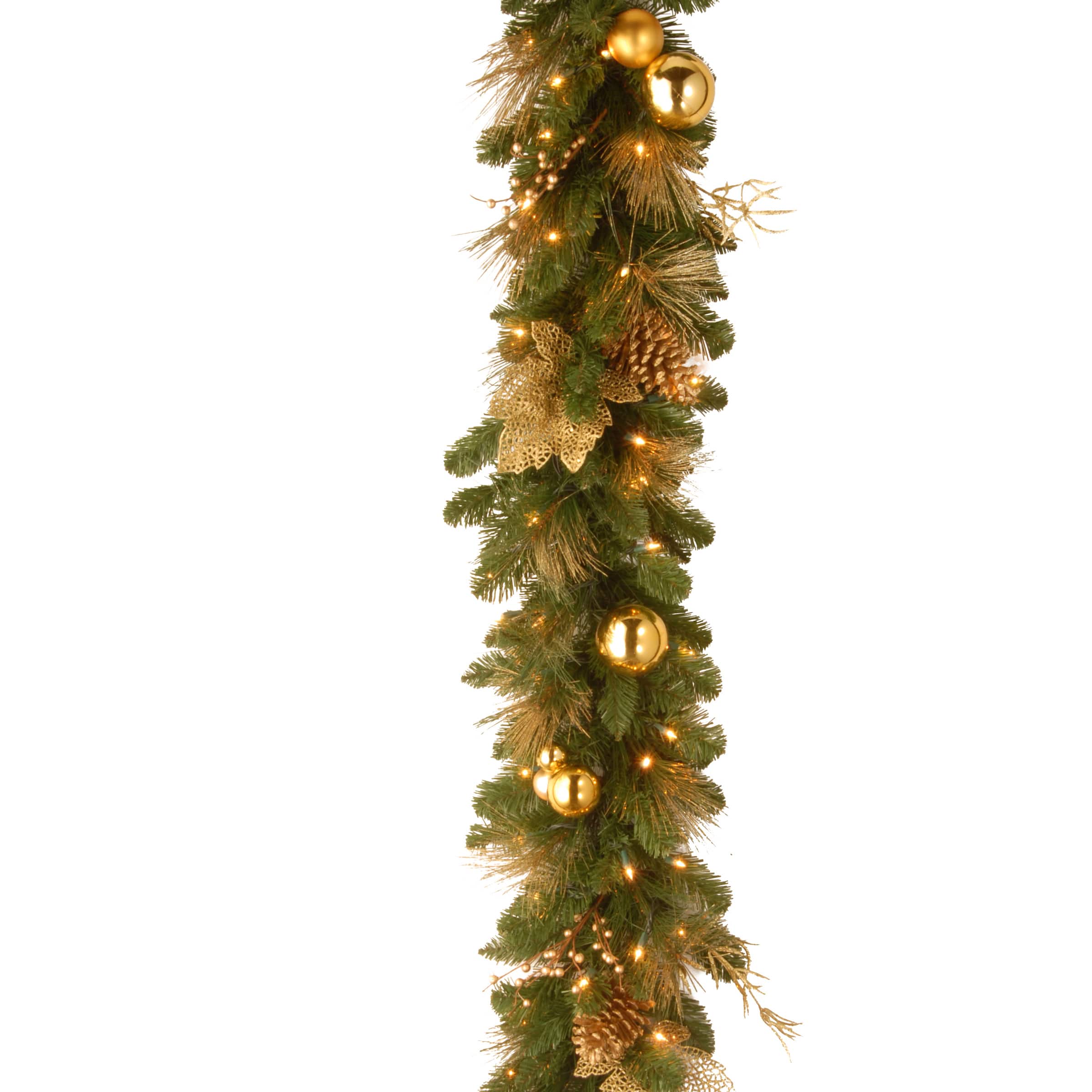 6' x 12" Prelit Decorative Collection Elegance Artificial Christmas
