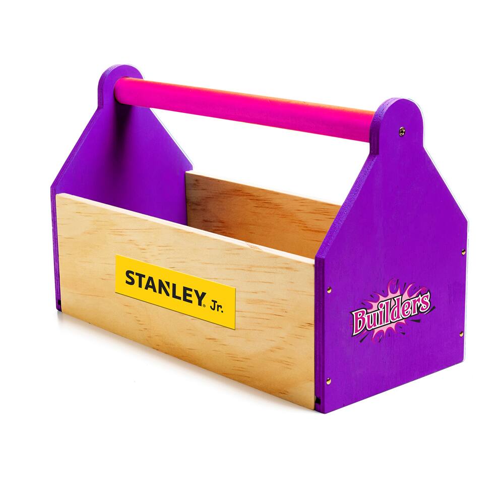 Stanley® Jr. Toolbox Wood Building Kit Michaels