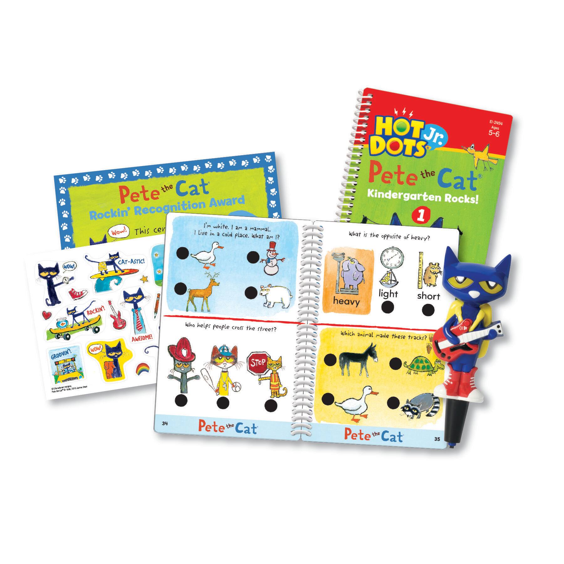 Find The Hot Dots Jr Pete The Cat Kindergarten Rocks Set At