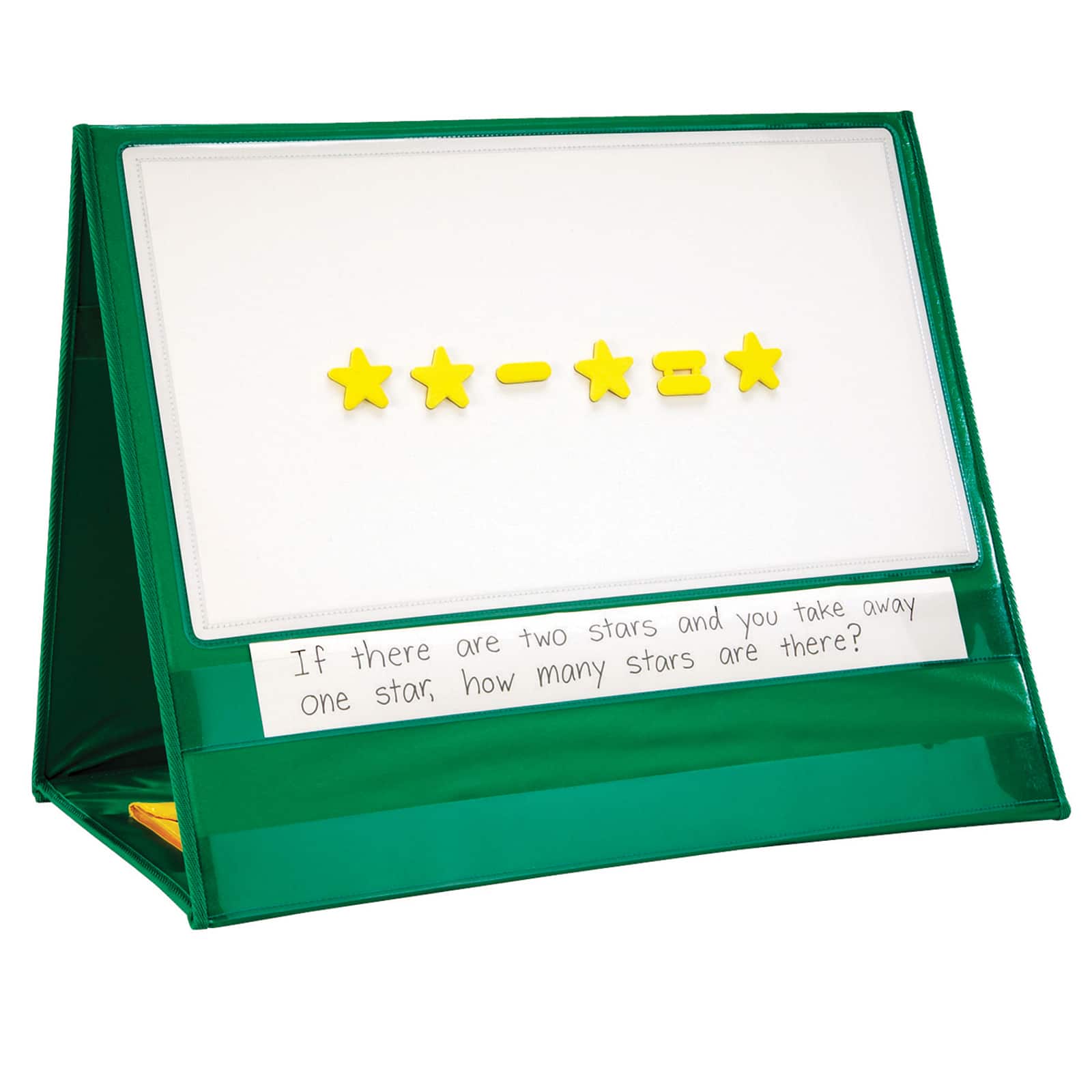 Write-On/Wipe-Off Magnetic Demonstration Tabletop Pocket Chart