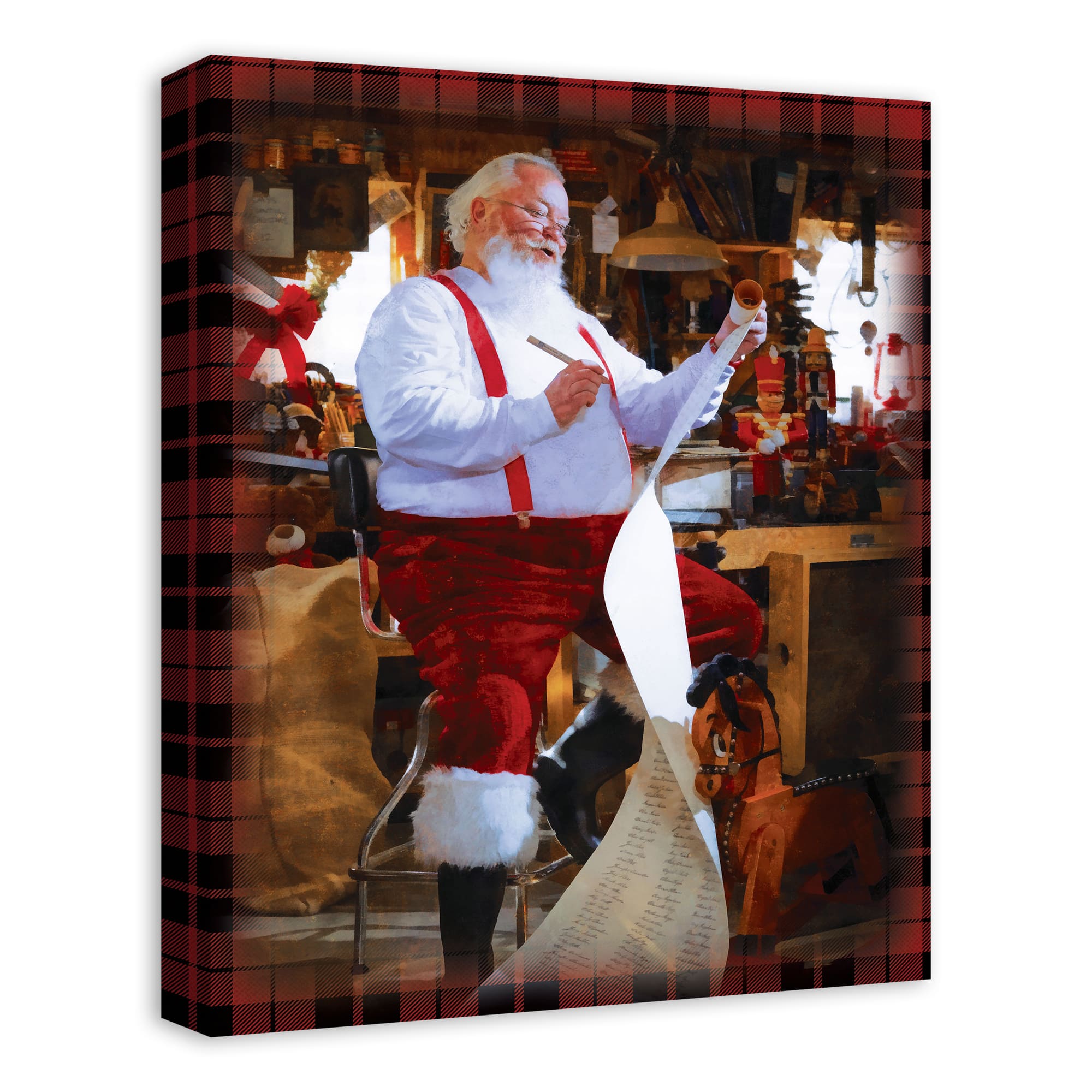Santa&#x27;s Workshop Canvas Wall Art