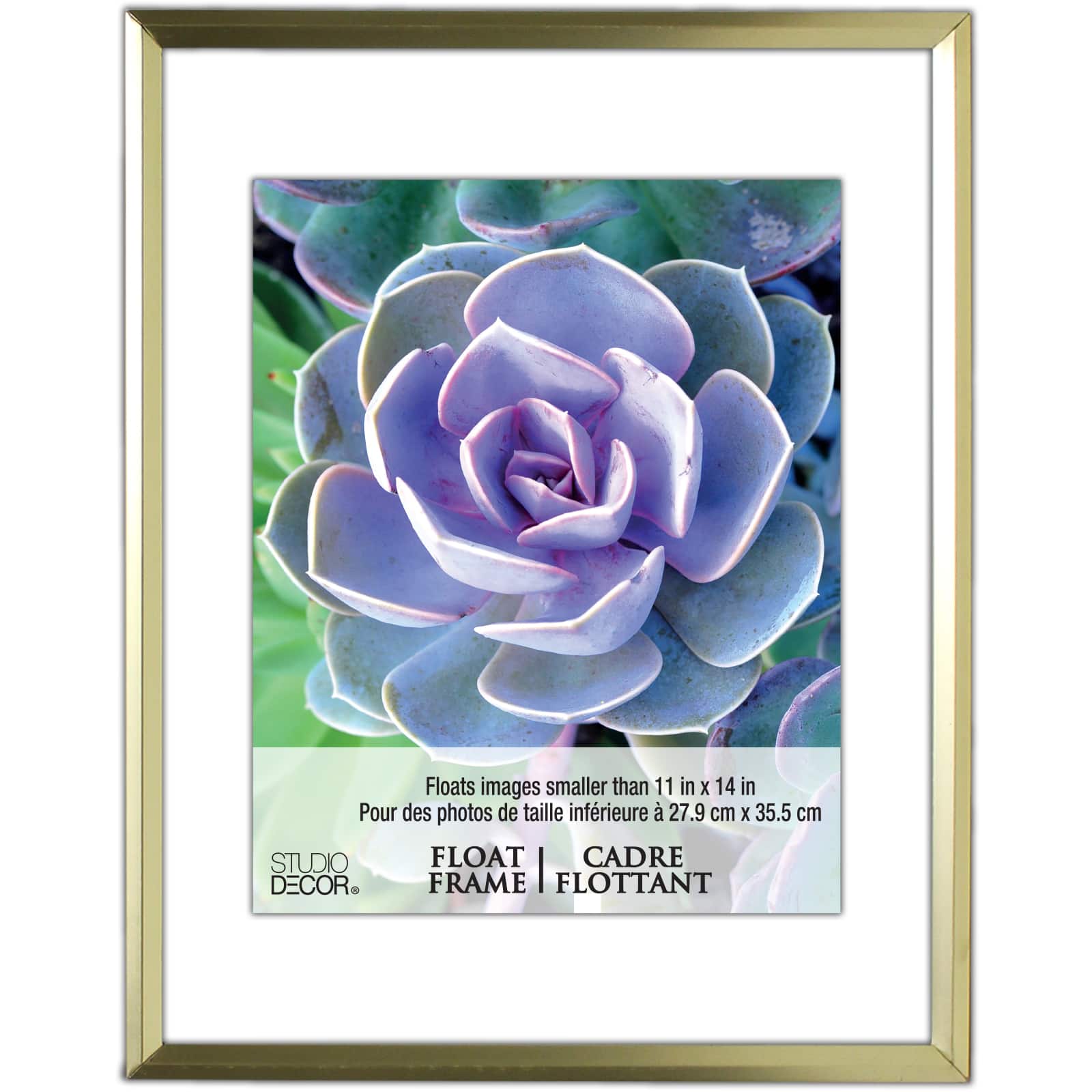 Gold Metal Float Frame By Studio D&#xE9;cor&#xAE;