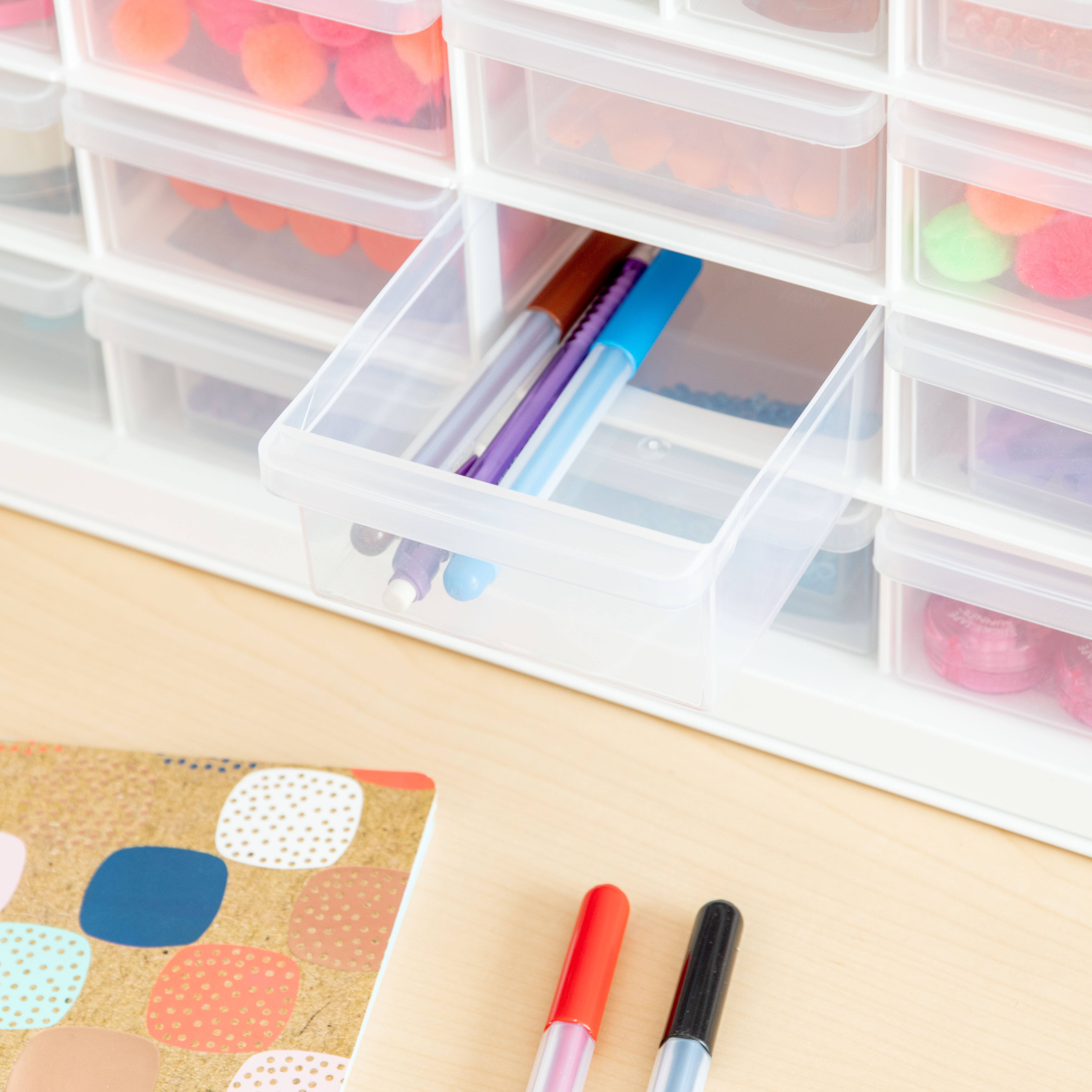 Shop For The Iris White 24 Drawer Parts Organizer At Michaels