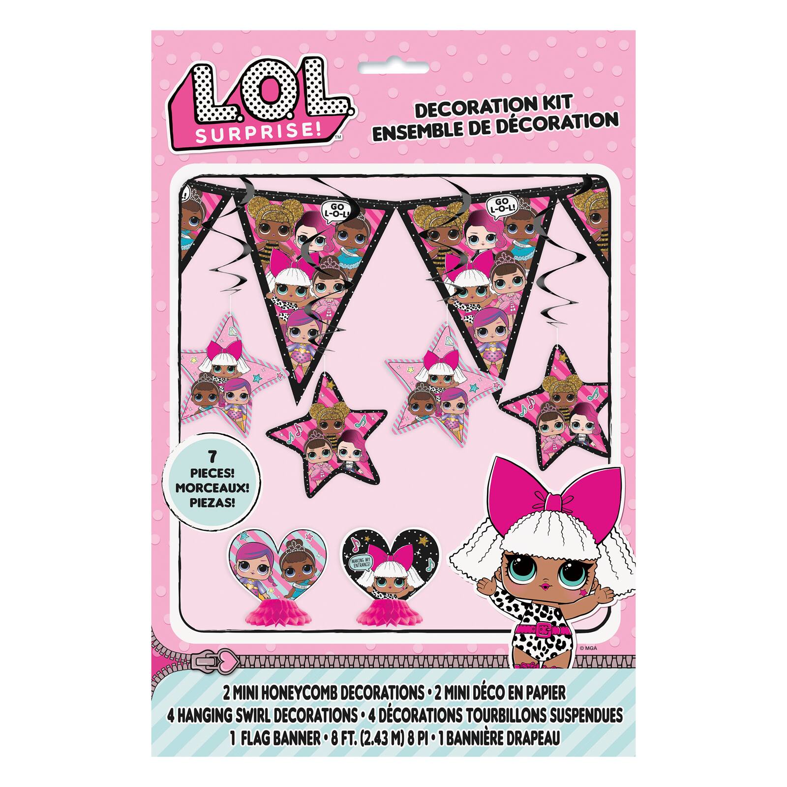 Lol Surprise Party Decorations Kit Lol Surprise Party Supplies