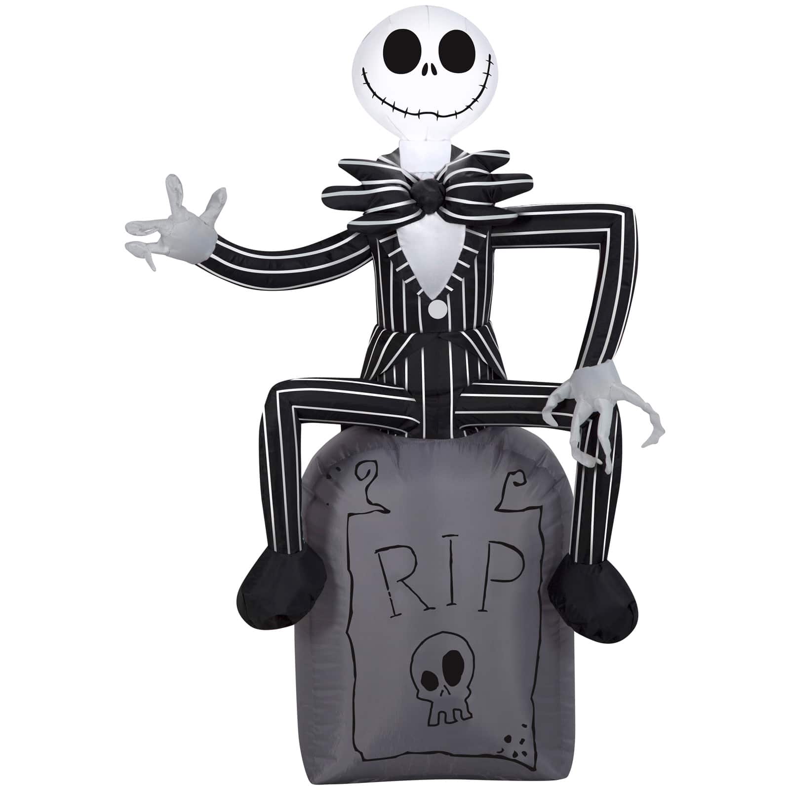 3.5ft. Airblown® Inflatable Halloween ©Disney Jack Skellington on Tombstone
