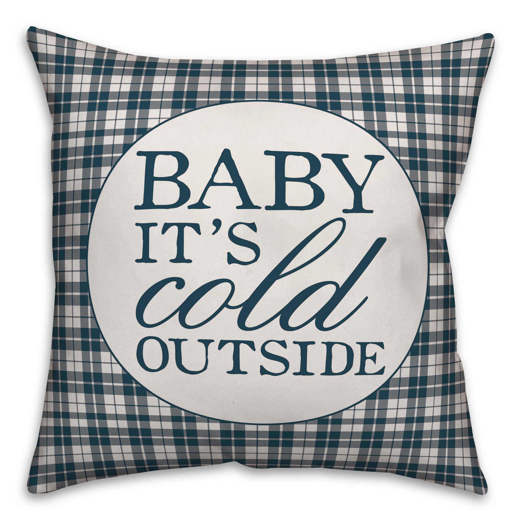 Baby It&#x27;s Cold Outside Throw Pillow
