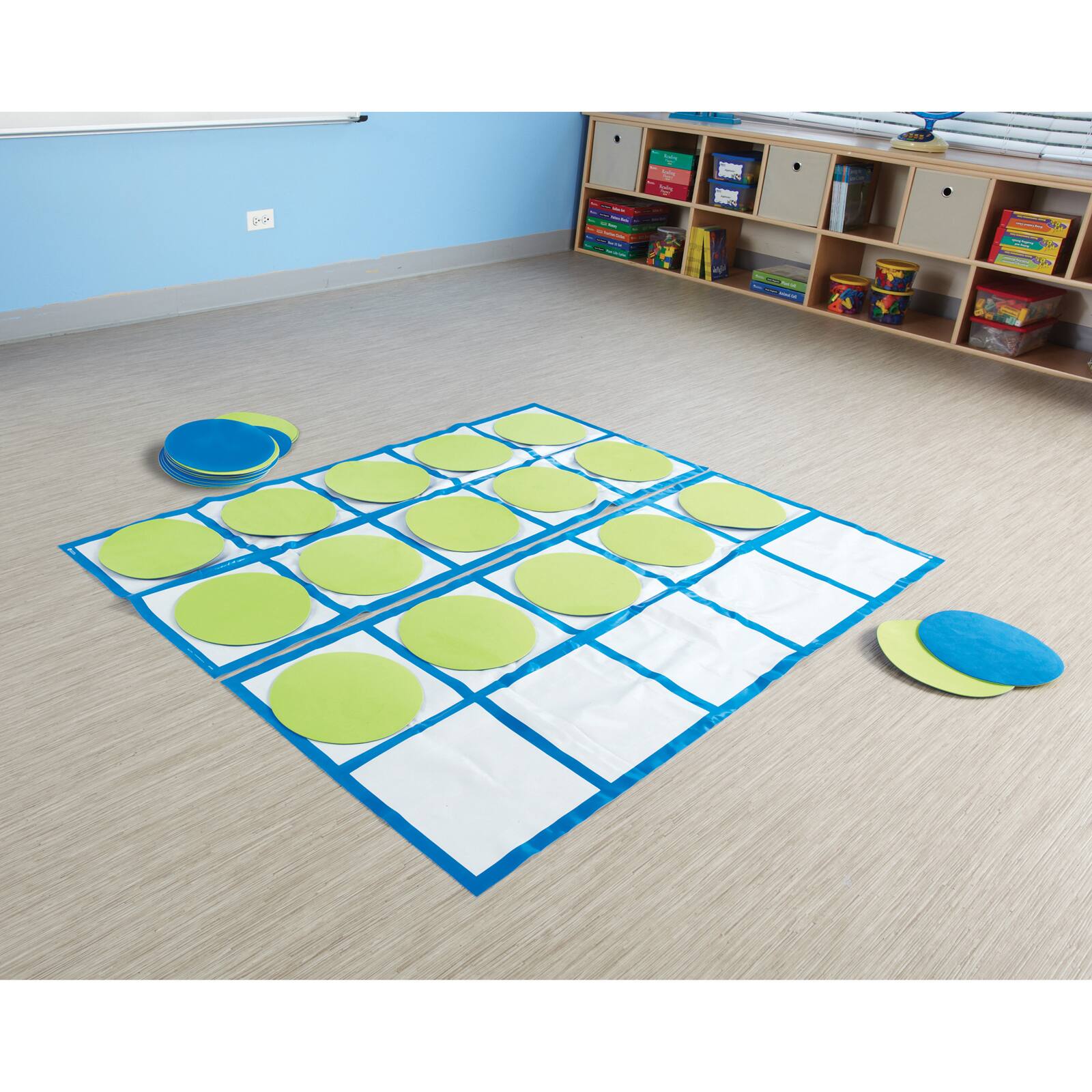 Learning Essentials&#x2122; Ten-Frame Floor Mat Activity Set