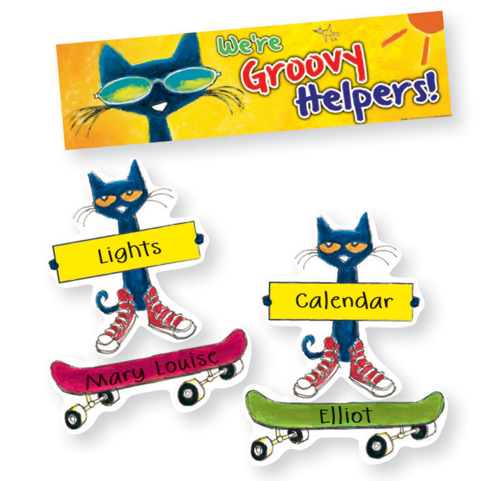 Buy The Pete The Cat Groovy Classroom Jobs Mini Bulletin Board Set At Michaels