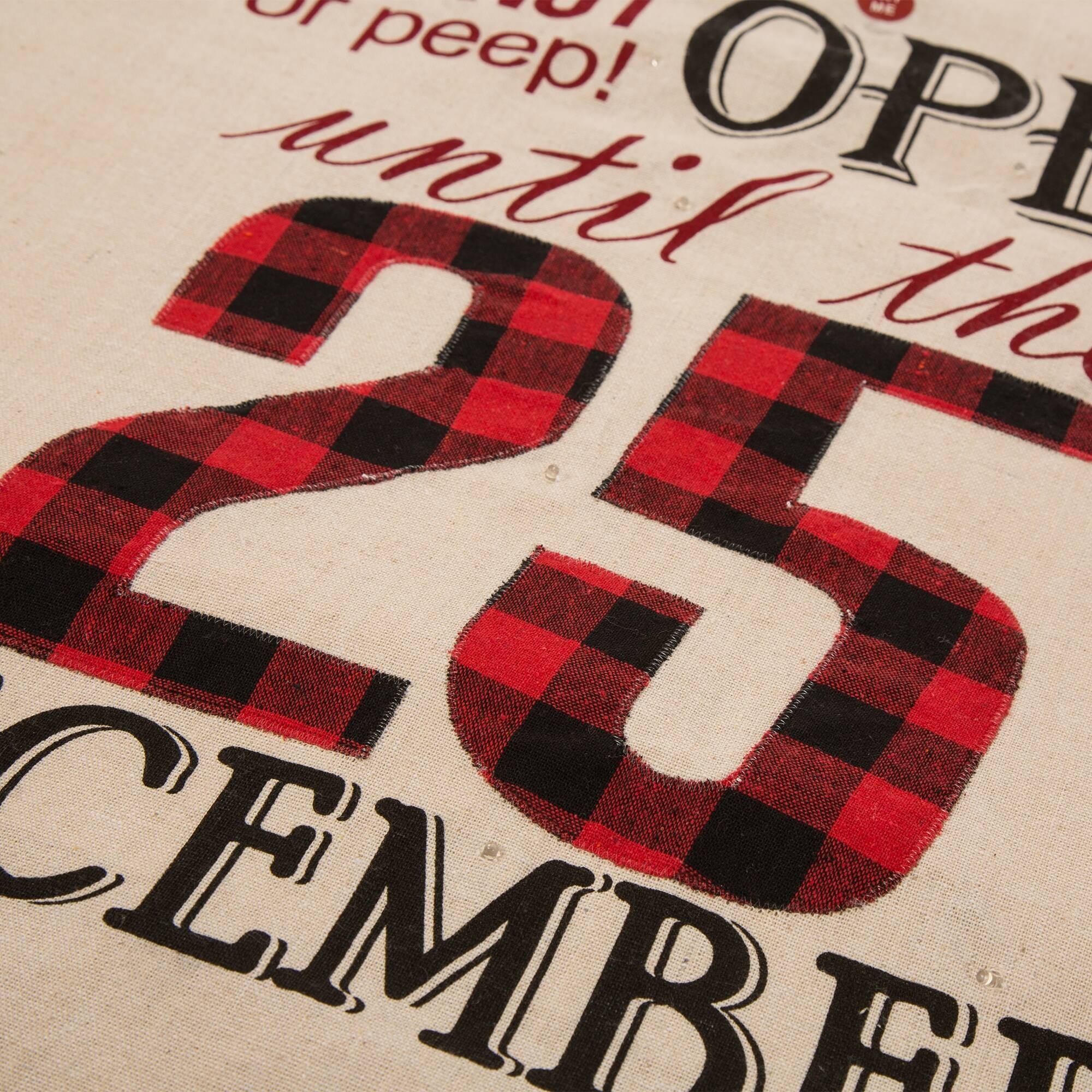 Glitzhome® 36" Lighted Burlap Gift Sack with Wordings Set of 2 Gift Bags Michaels