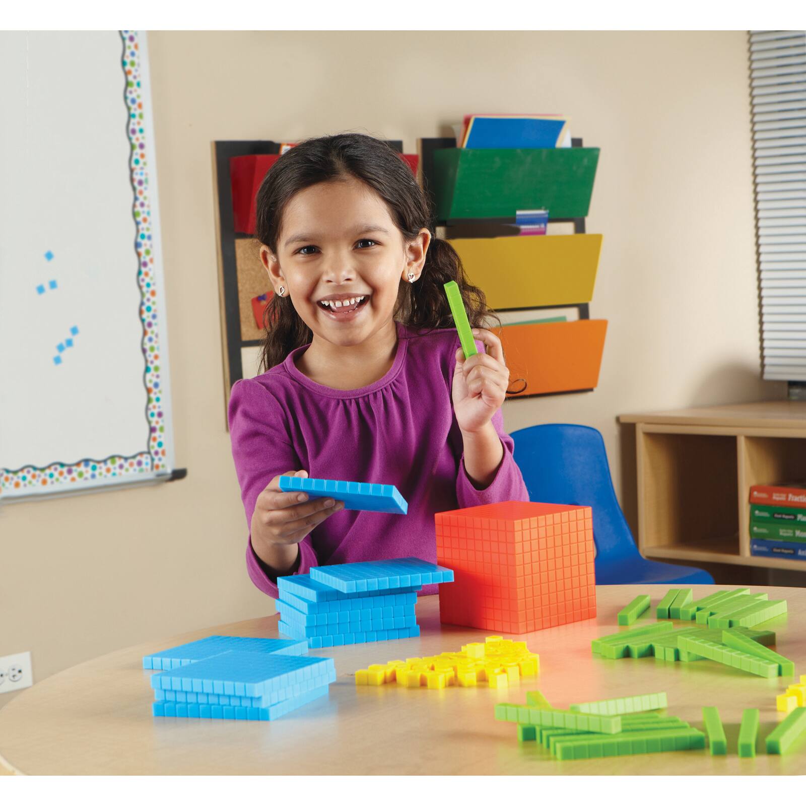 Learning Resources&#xAE; Brights!&#x2122; Base 10 Classroom Set