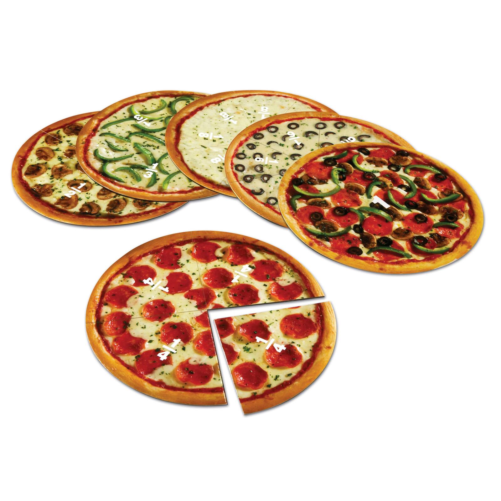 Learning Resources&#xAE; Magnetic Pizza Fraction Demonstration Set