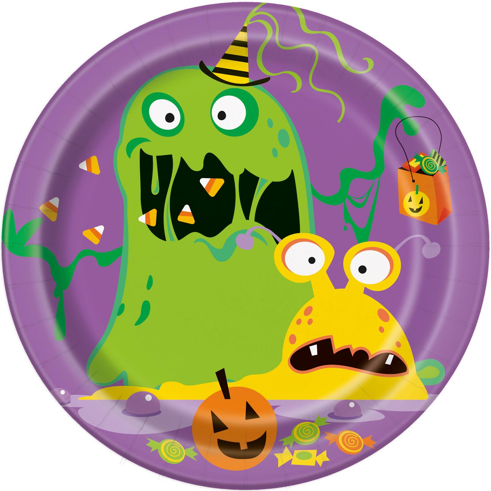 monster paper plates