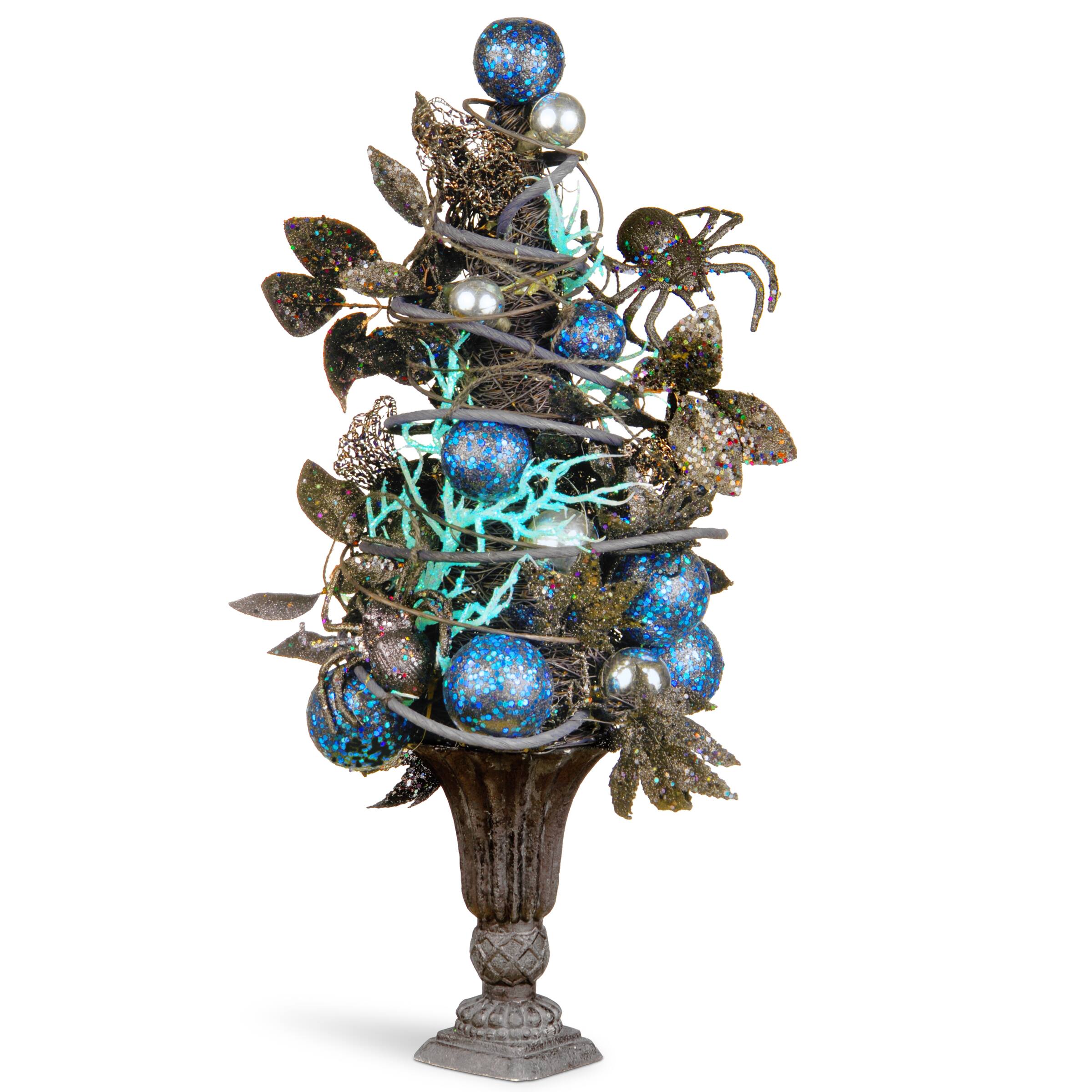 Buy the 23" Halloween Tree with Ornaments & Spiders at