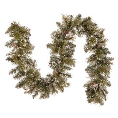 6ft. Glittery Bristle® Pine Garland | Michaels