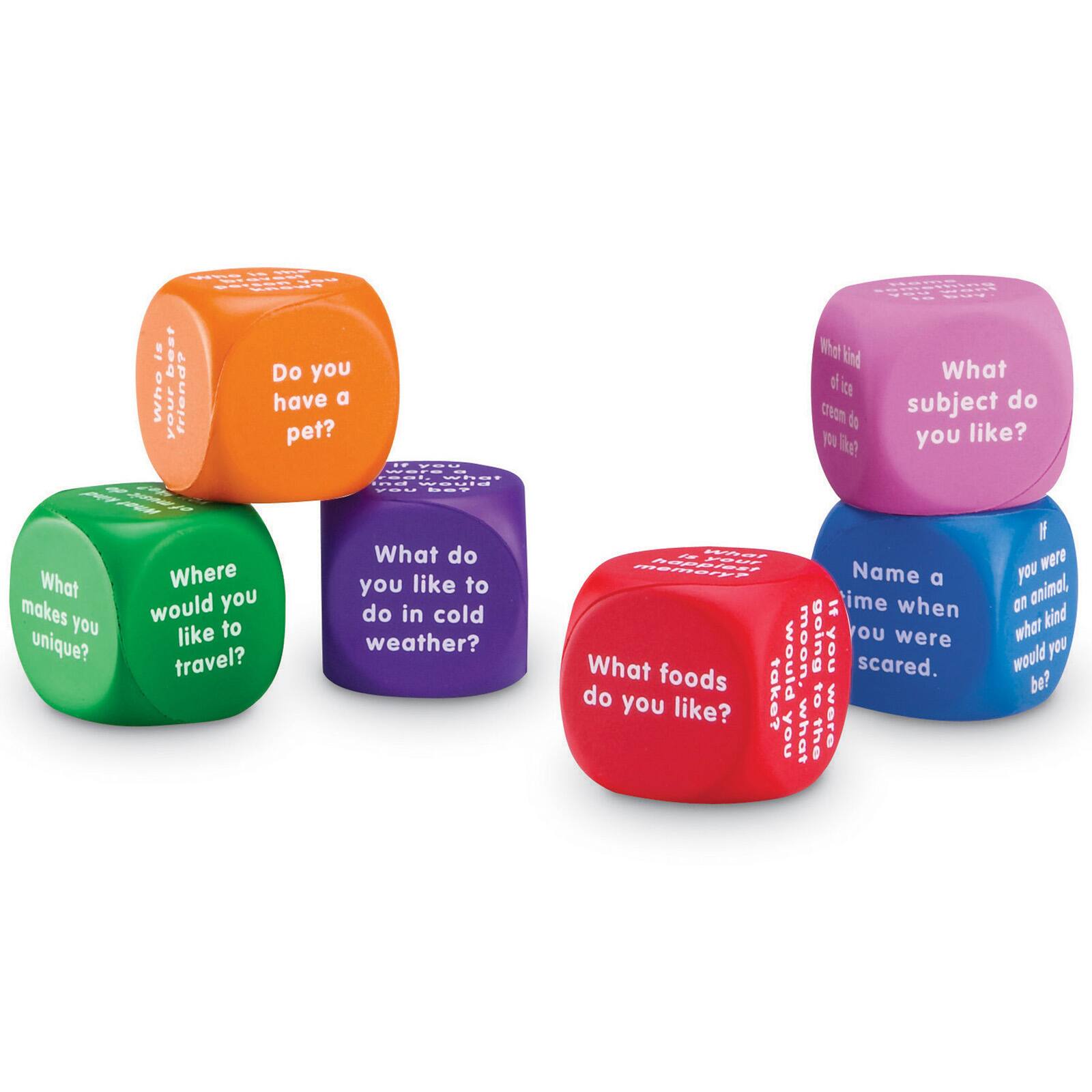 Learning Resources&#xAE; Conversation Cubes Set