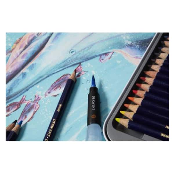 Derwent&#xAE; Inktense Pencil 72 Color Tin Set