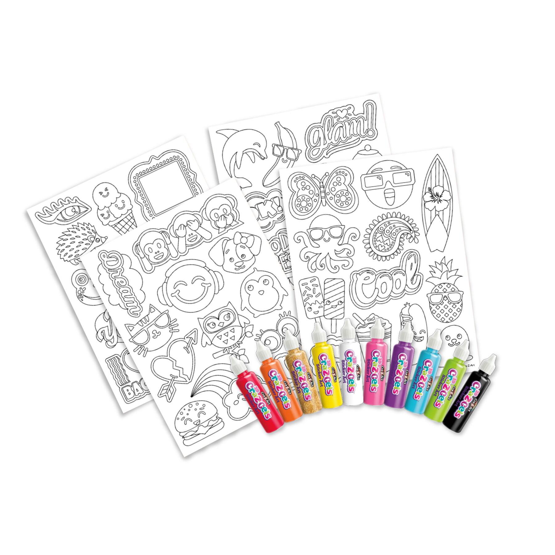 Shop The Cra Z Art 3d Cra Z Gels Sticker Art Deluxe Set At Michaels