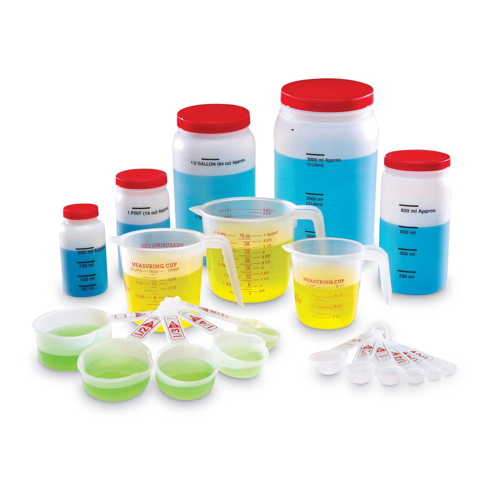 Learning Resources® Classroom Liquid Measurement Set