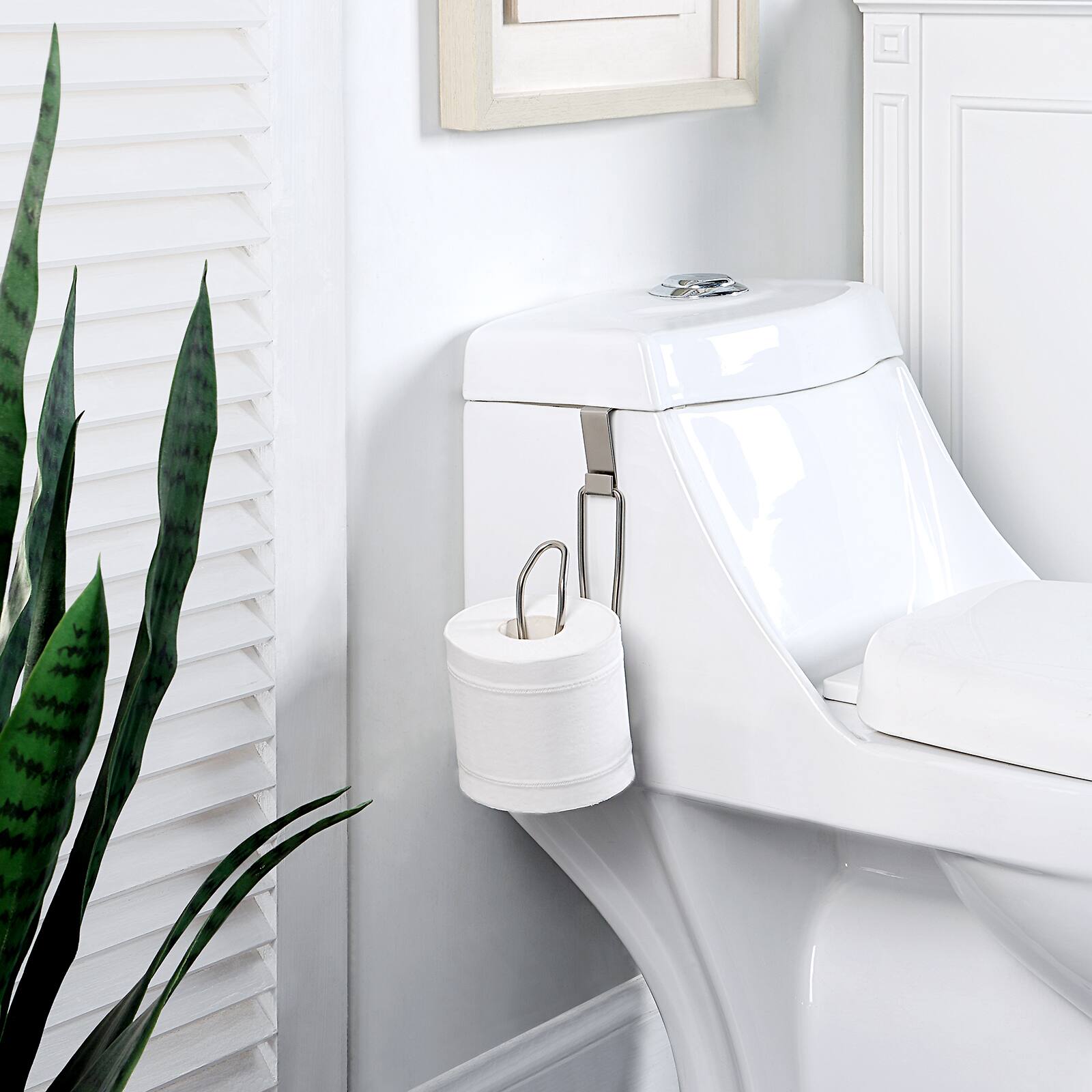 SunnyPoint Over the Tank Toilet Paper Holder
