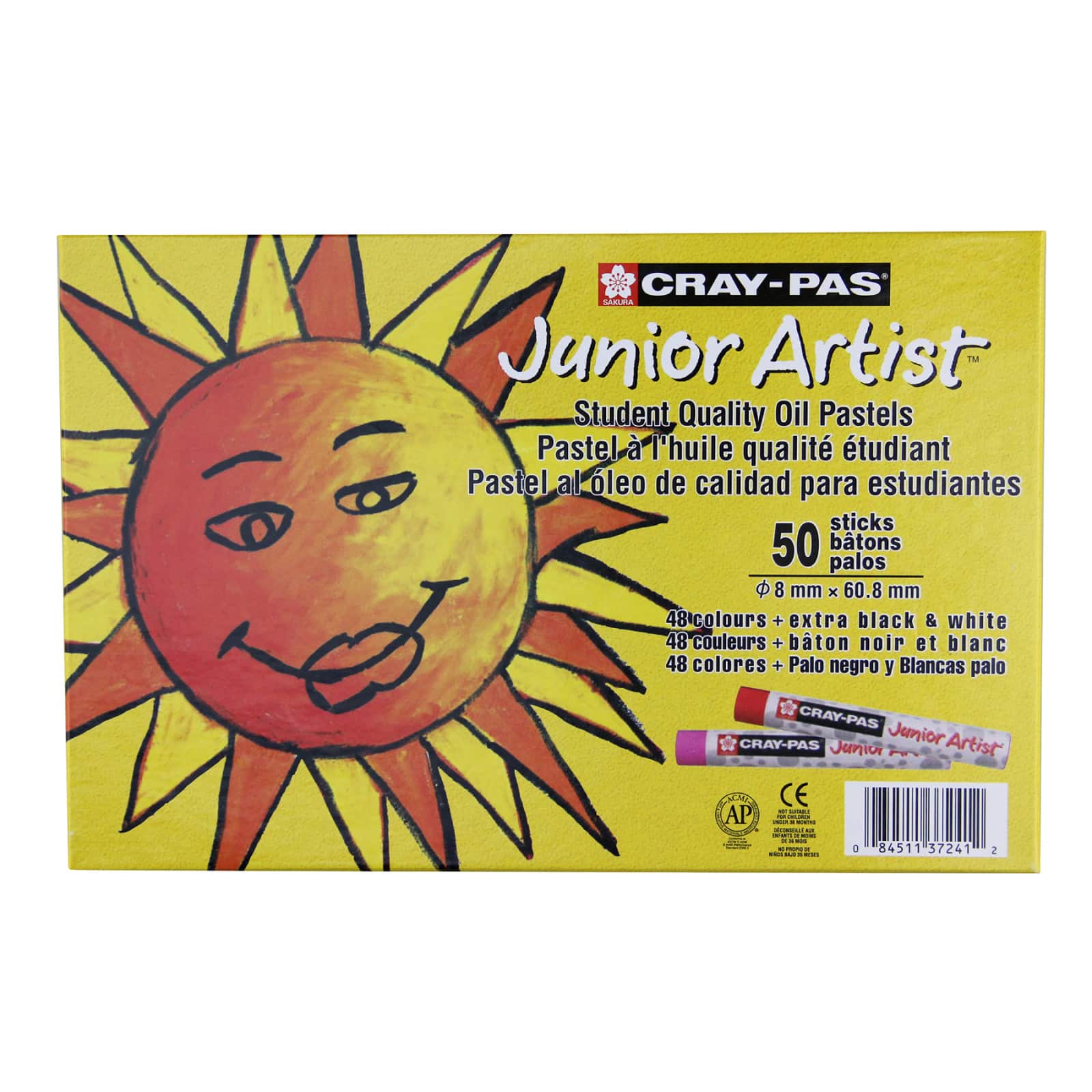 Cray-Pas&#xAE; Junior Artist&#x2122; 50 Color Oil Pastel Set