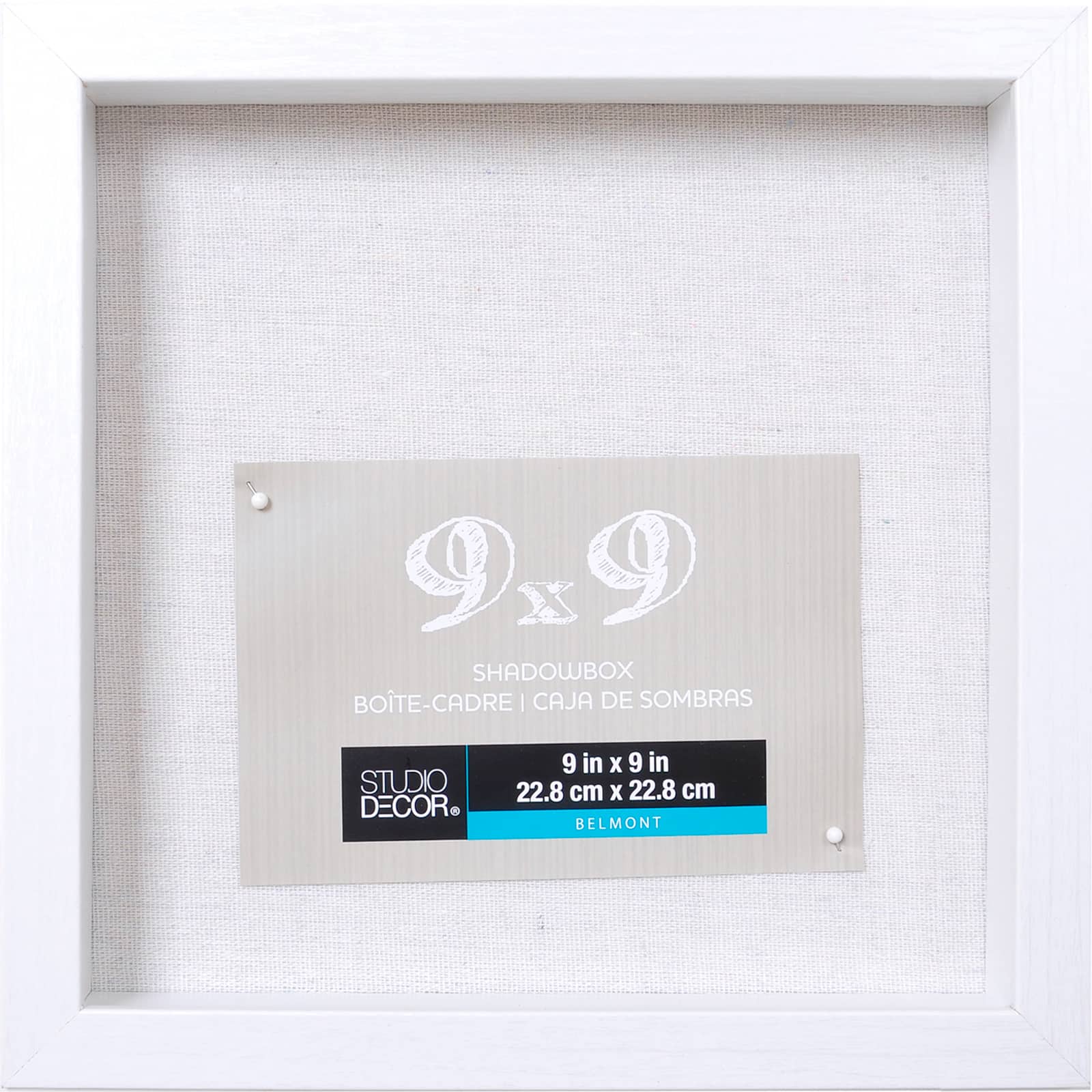 White Belmont Shadow Box by Studio Décor®