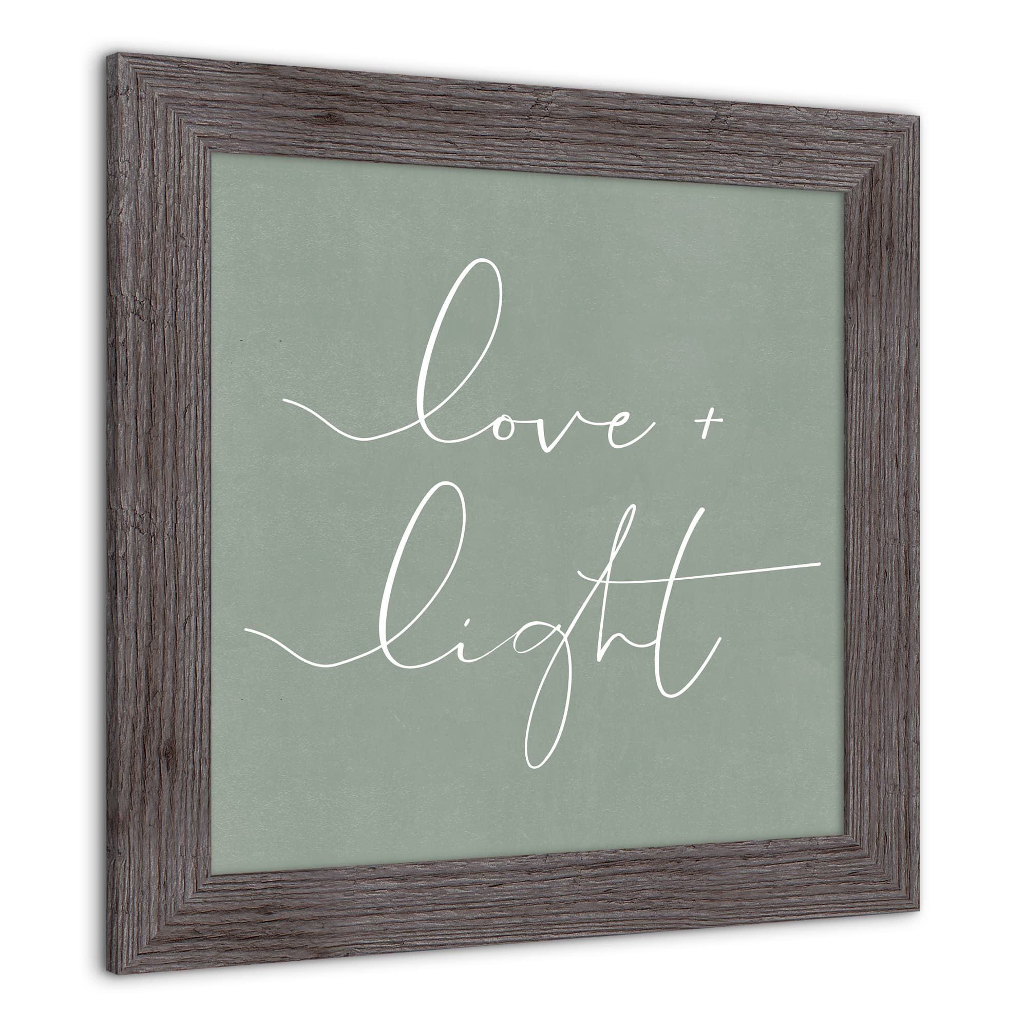 Love and Light Western Framed Print