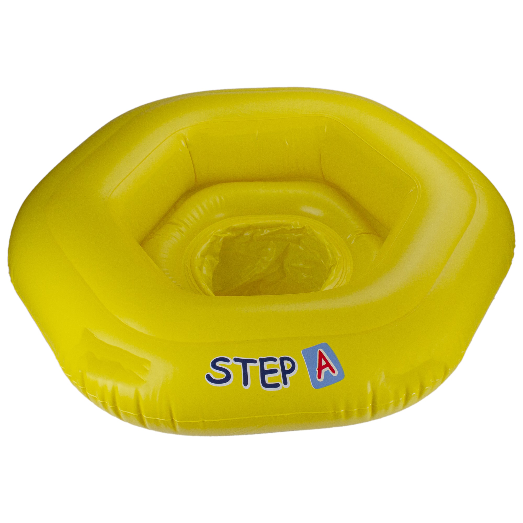 Pool Central&#xAE; 26&#x22; Yellow Inflatable STEP A Swimming Pool Baby Seat Float