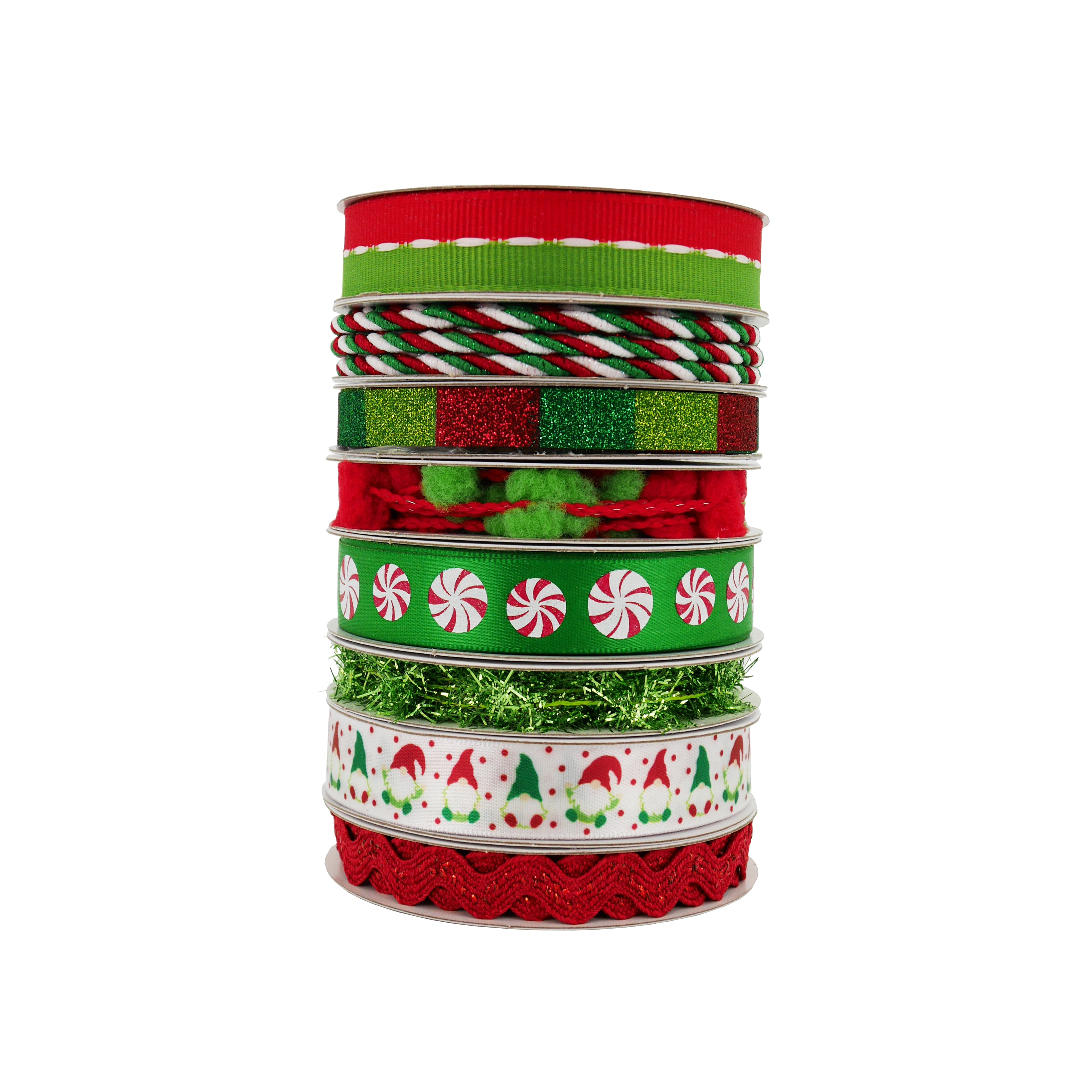 8ft. Whimsy Value Pack Ribbon by Celebrate It&#xAE; Christmas