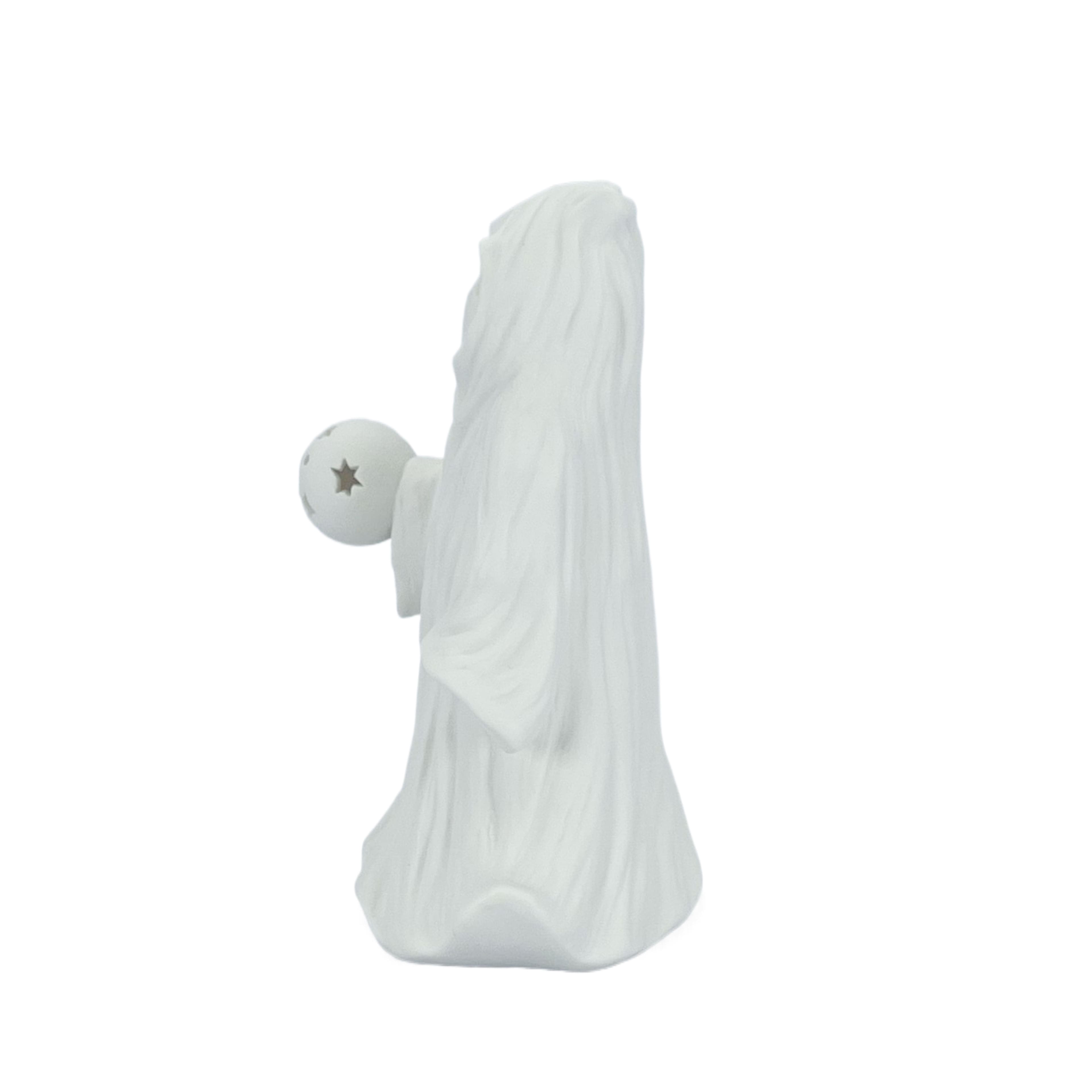 7.75&#x22; DIY Ceramic LED Hooded Figure D&#xE9;cor by Make Market&#xAE;
