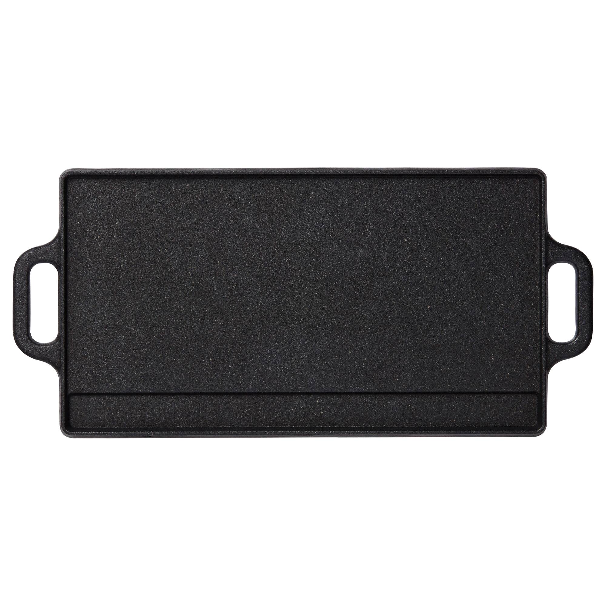 THE ROCK by Starfrit Traditional Cast Iron Reversible Grill Griddle
