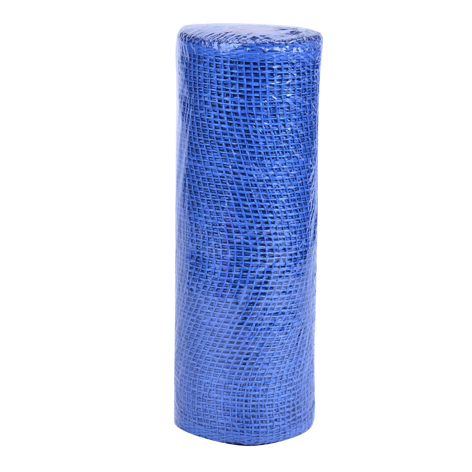 12 Pack: 10&#x22; Blue Poly Burlap Mesh by Celebrate It&#x2122;