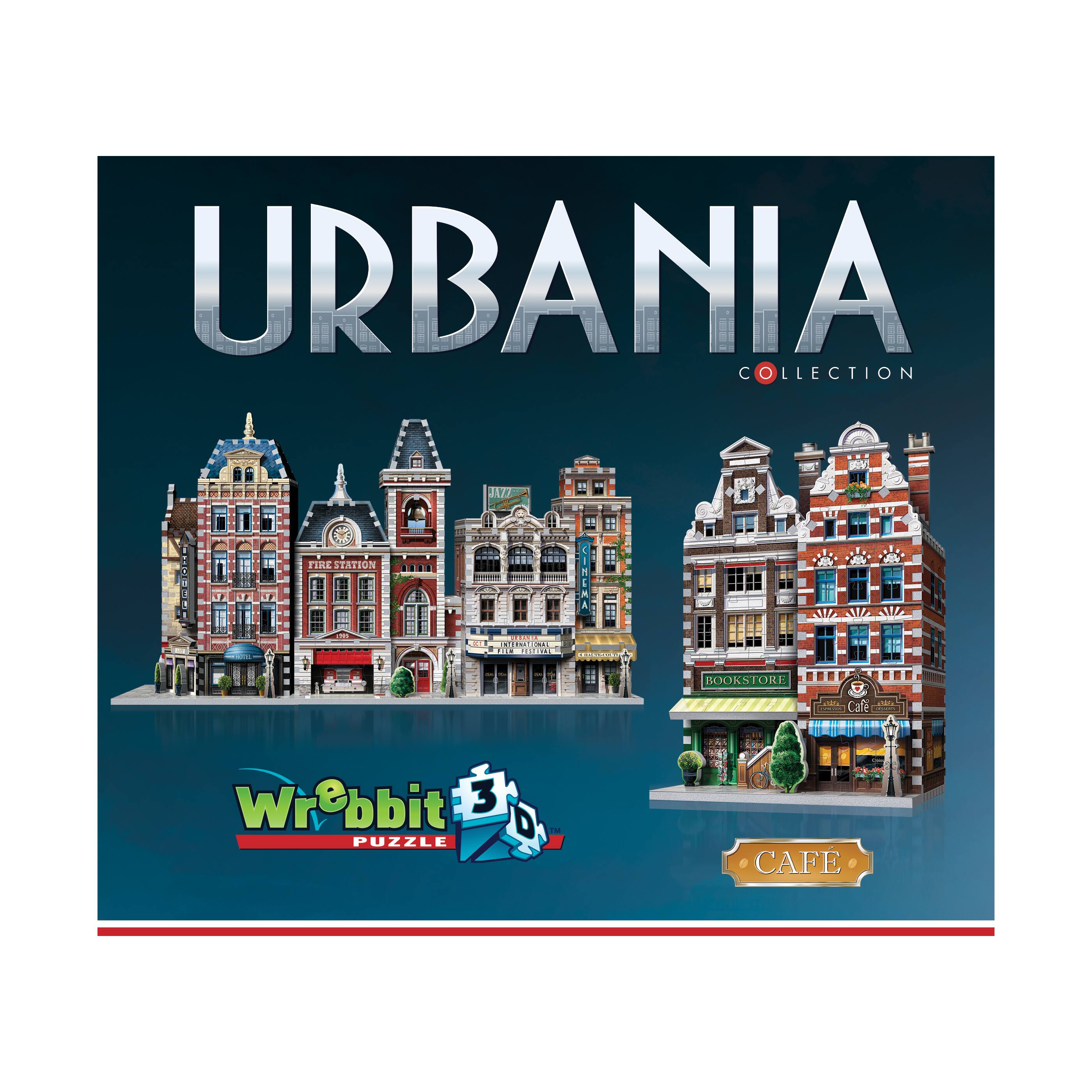 Urbania Collection - Cafe 3D Puzzle: 285 Pcs