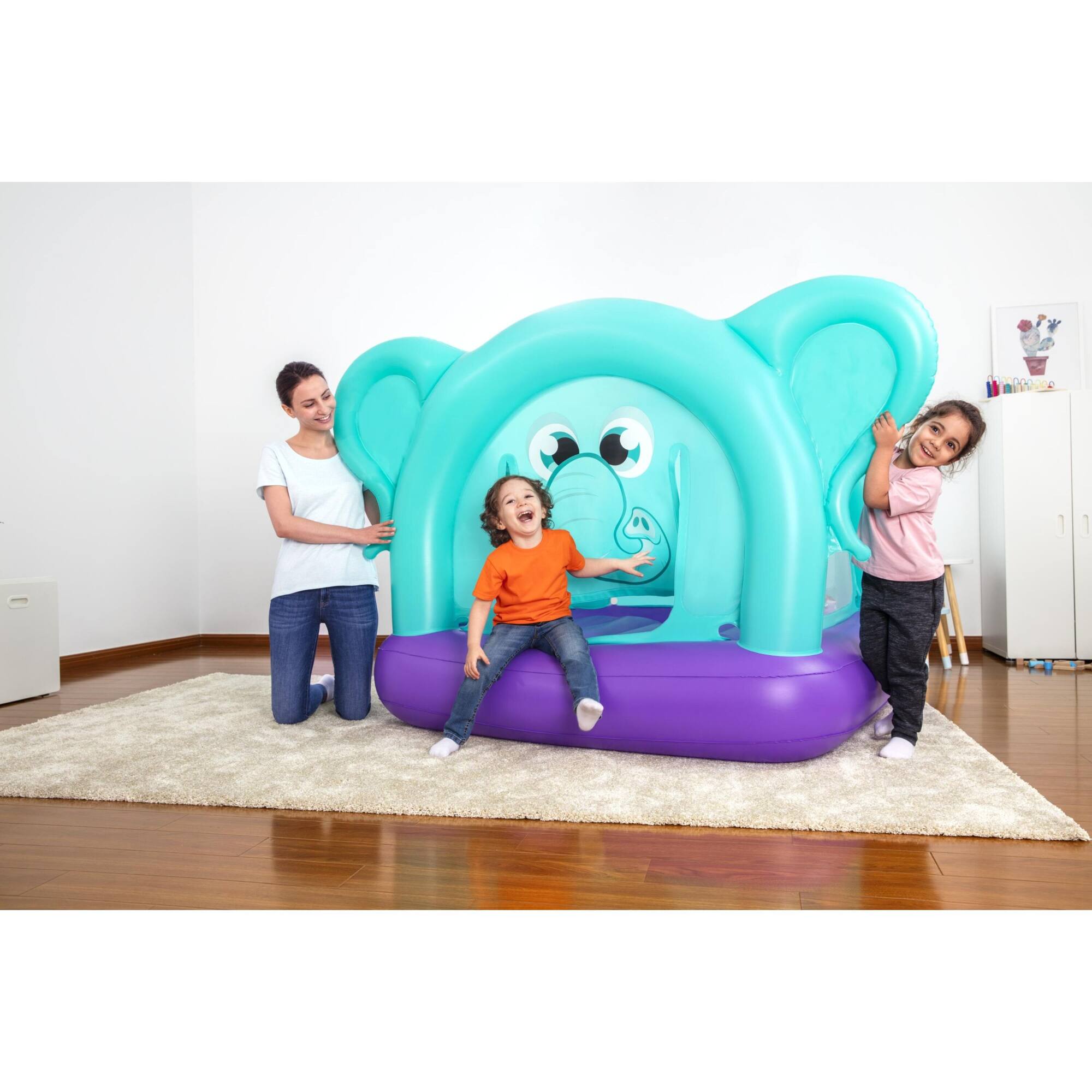 Bestway&#xAE; Up In &#x26; Over&#x2122; Energetic Elephant Bouncer with Built-in Pump